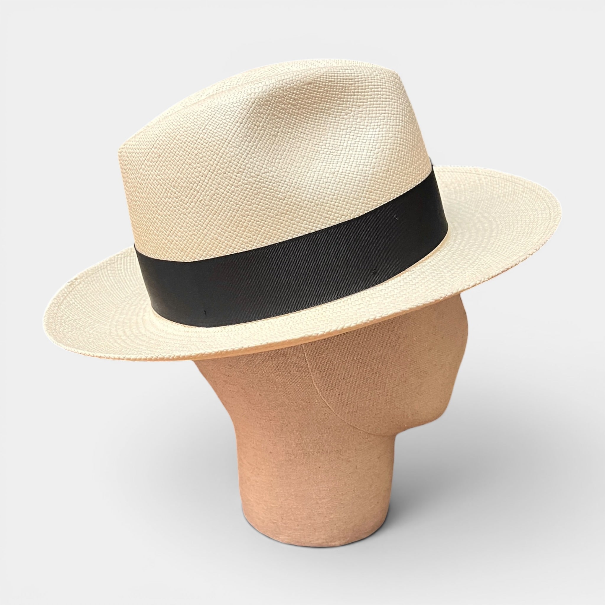 Cappello Panama Originale Ecuadoriano Fedora qualità fine - Cappelleria Bacca