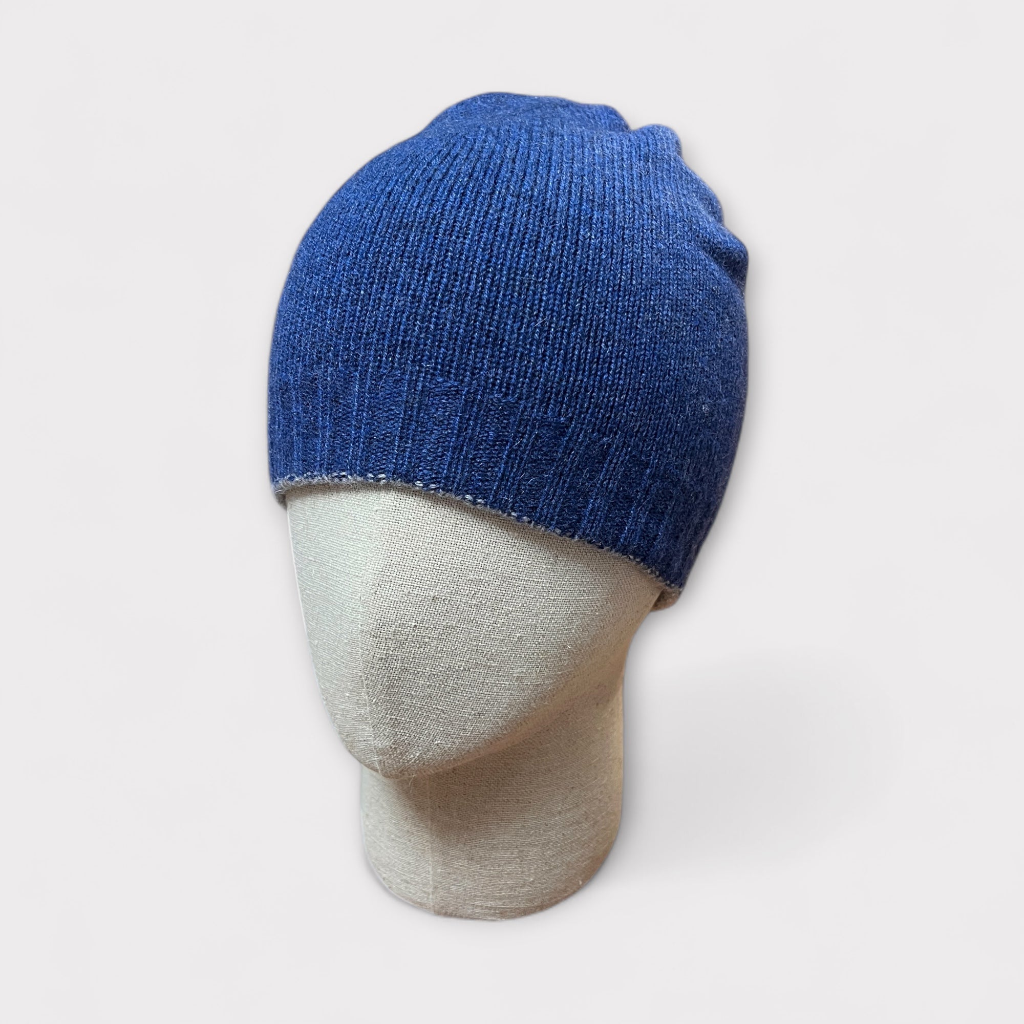 Berretto Reversibile puro Cashmere Riviera Cashmere - Cappelleria Bacca