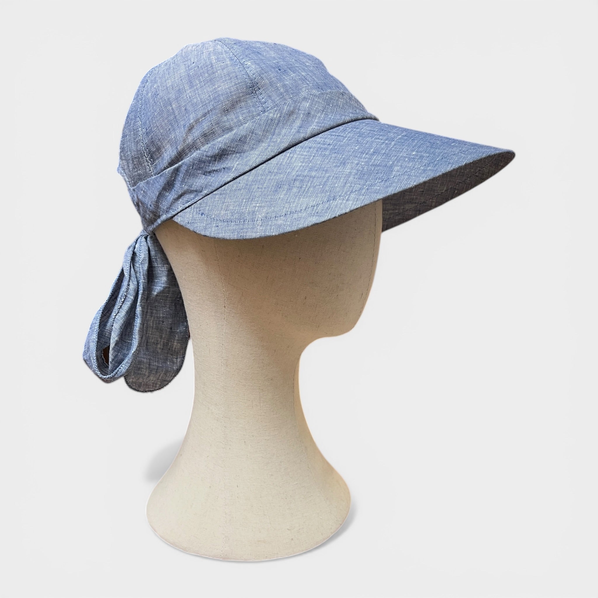 Baseball Donna In Puro-Lino Visiera Grande - Cappelleria Bacca