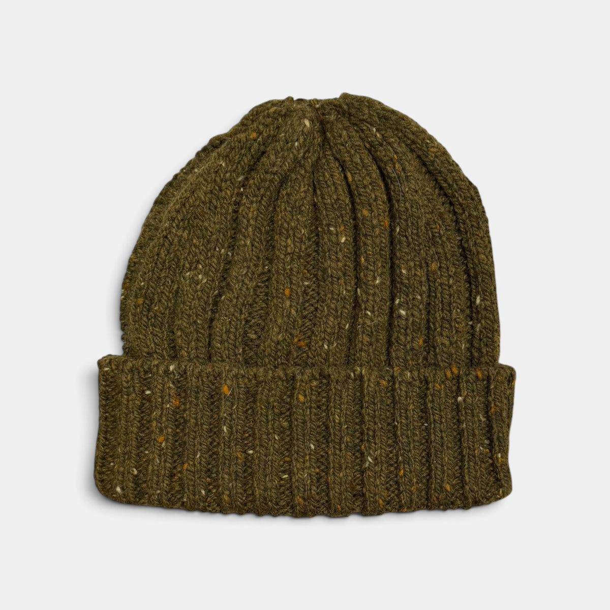 Berretto Beanie In Lana A Coste Fisherman Out Of Ireland