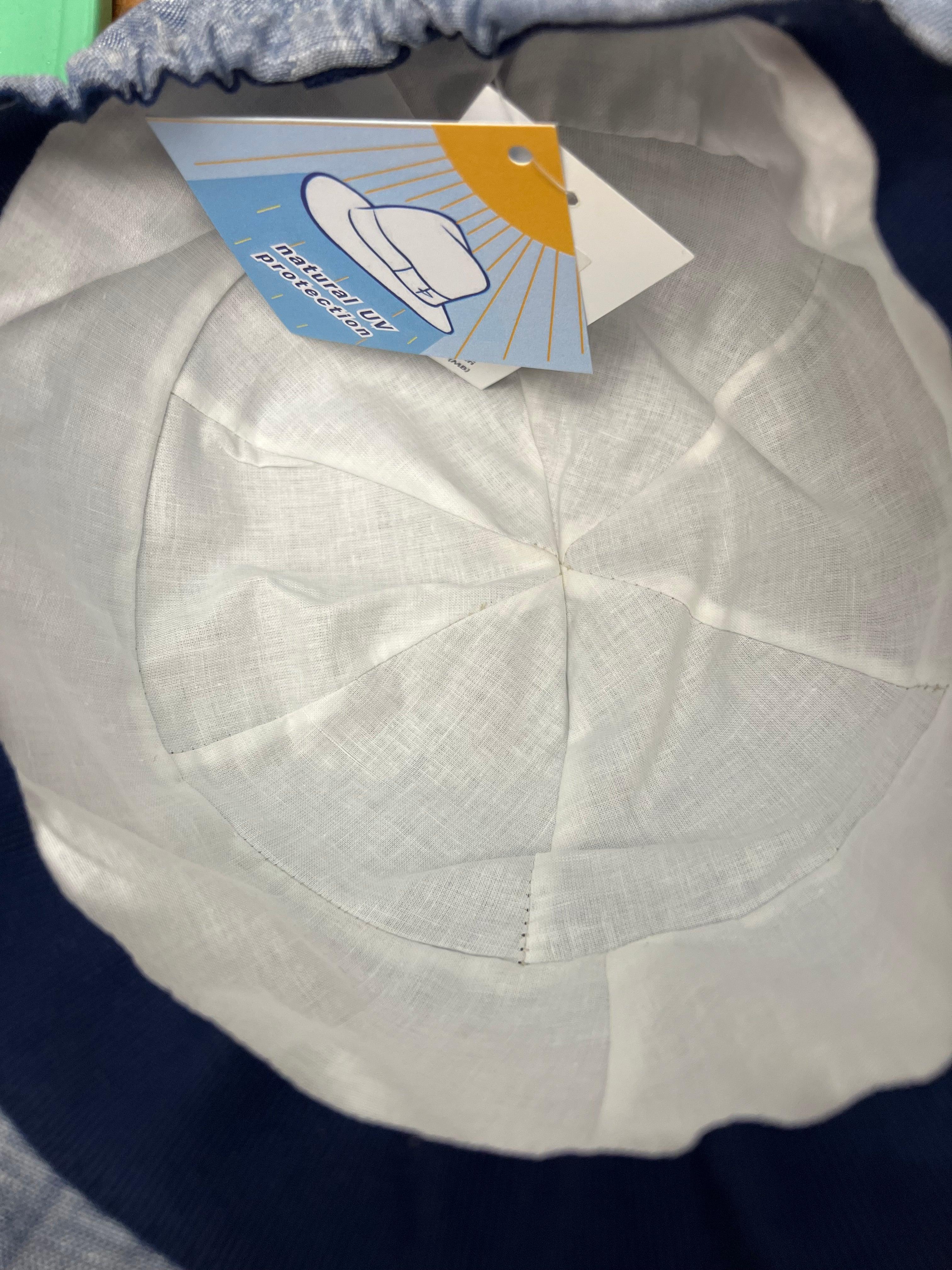 Cappello Estivo con Visiera Da Donna In Lino - Cappelleria Bacca