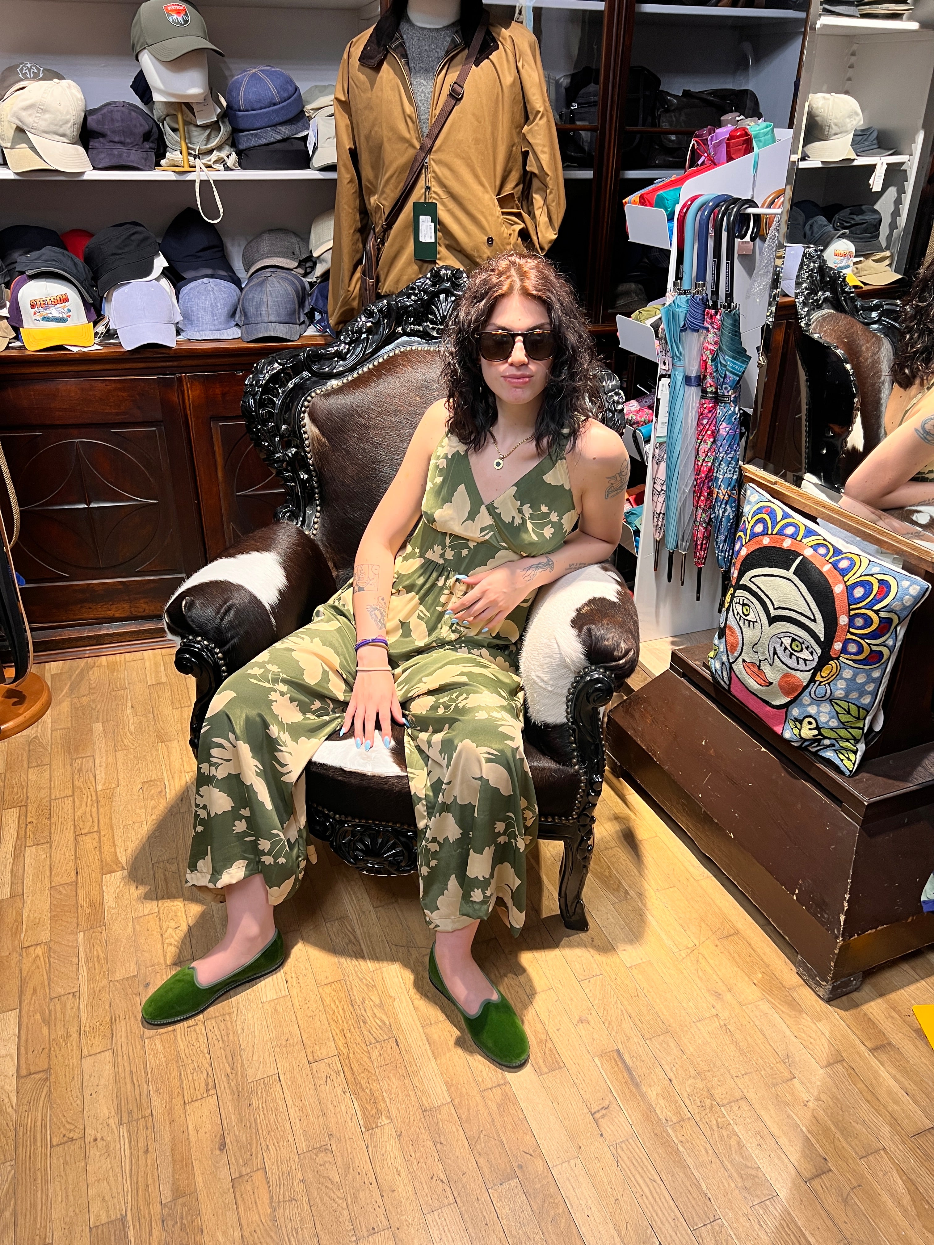 Jumpsuit Pantalone In Seta Mix