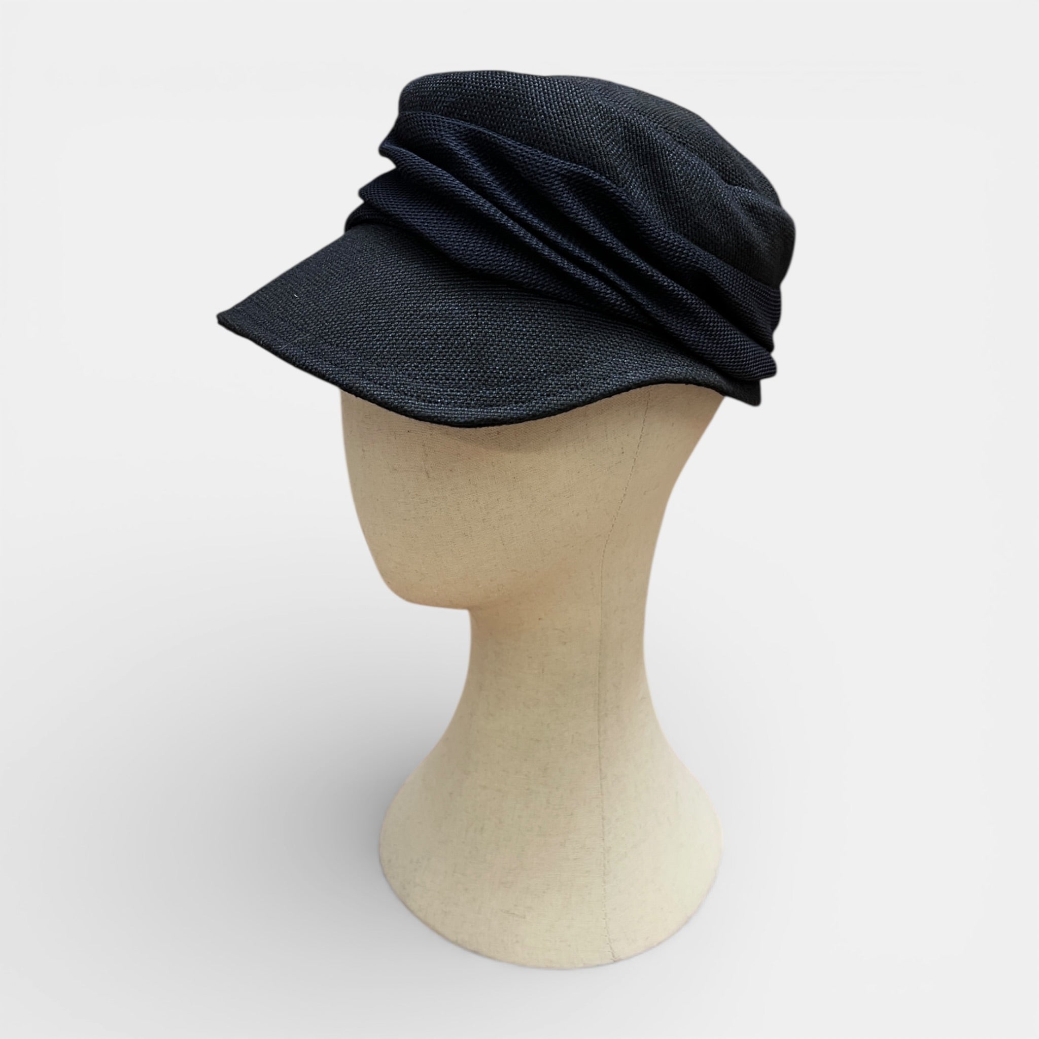 Berretto Con Visiera In Lino Blu Mature Ha. - Cappelleria Bacca
