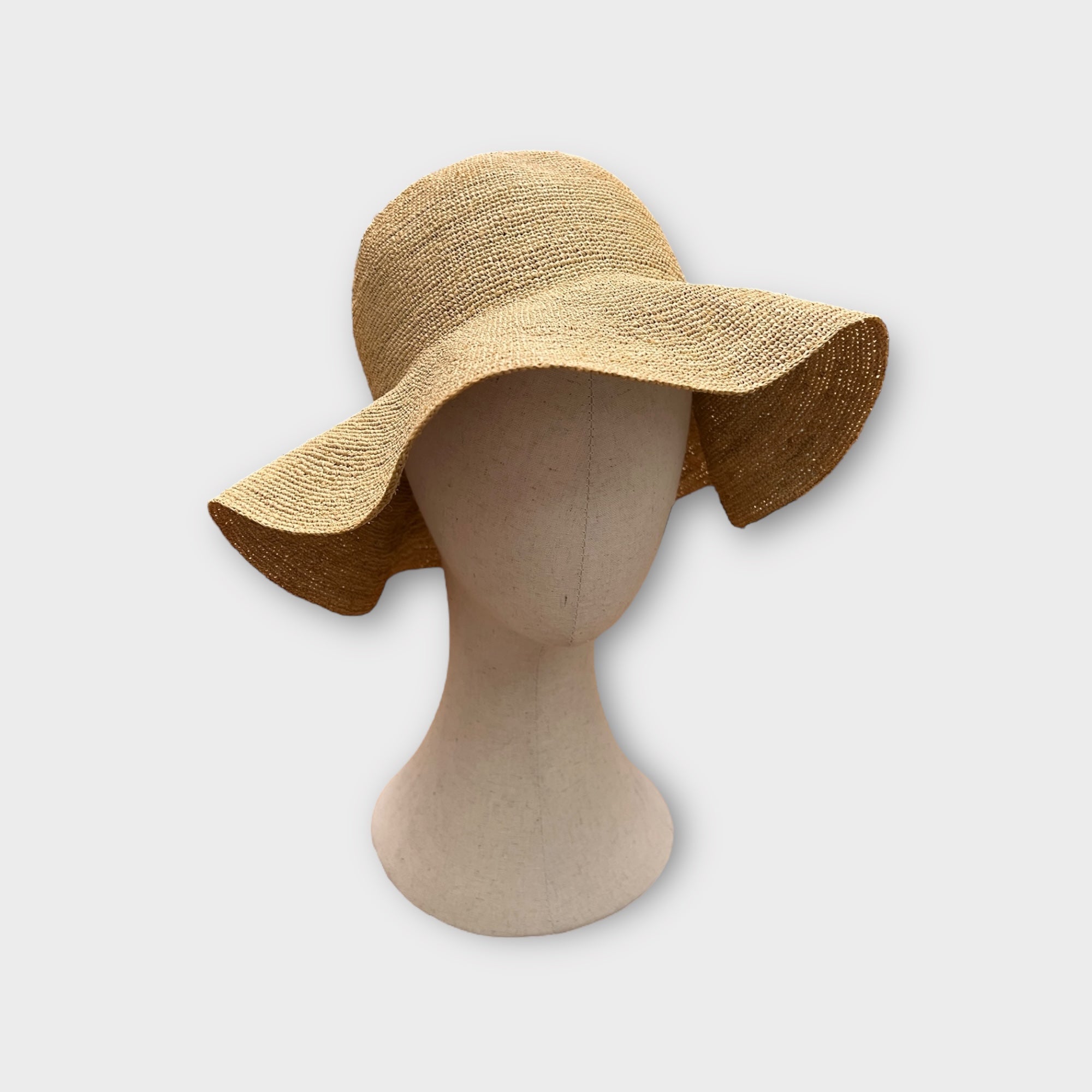 Cappello Estivo In Raffia Crochet Arrotolabile - Cappelleria Bacca
