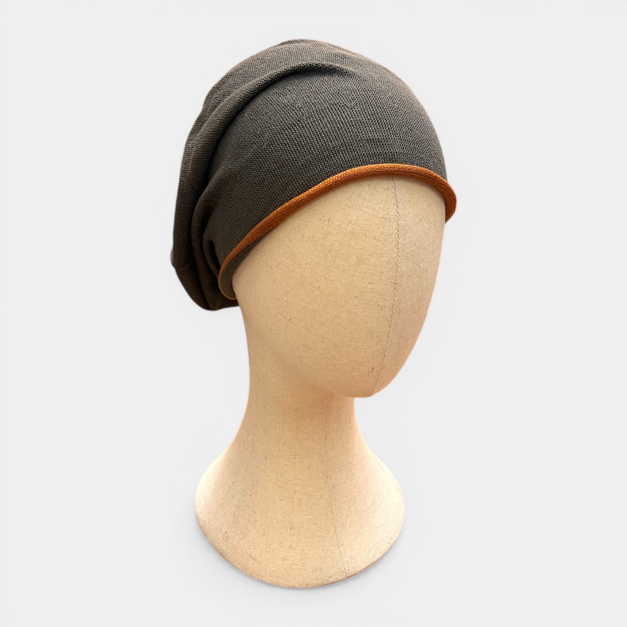 Basco Donna Roll Up Kopka Marine In Puro Cotone - Cappelleria Bacca
