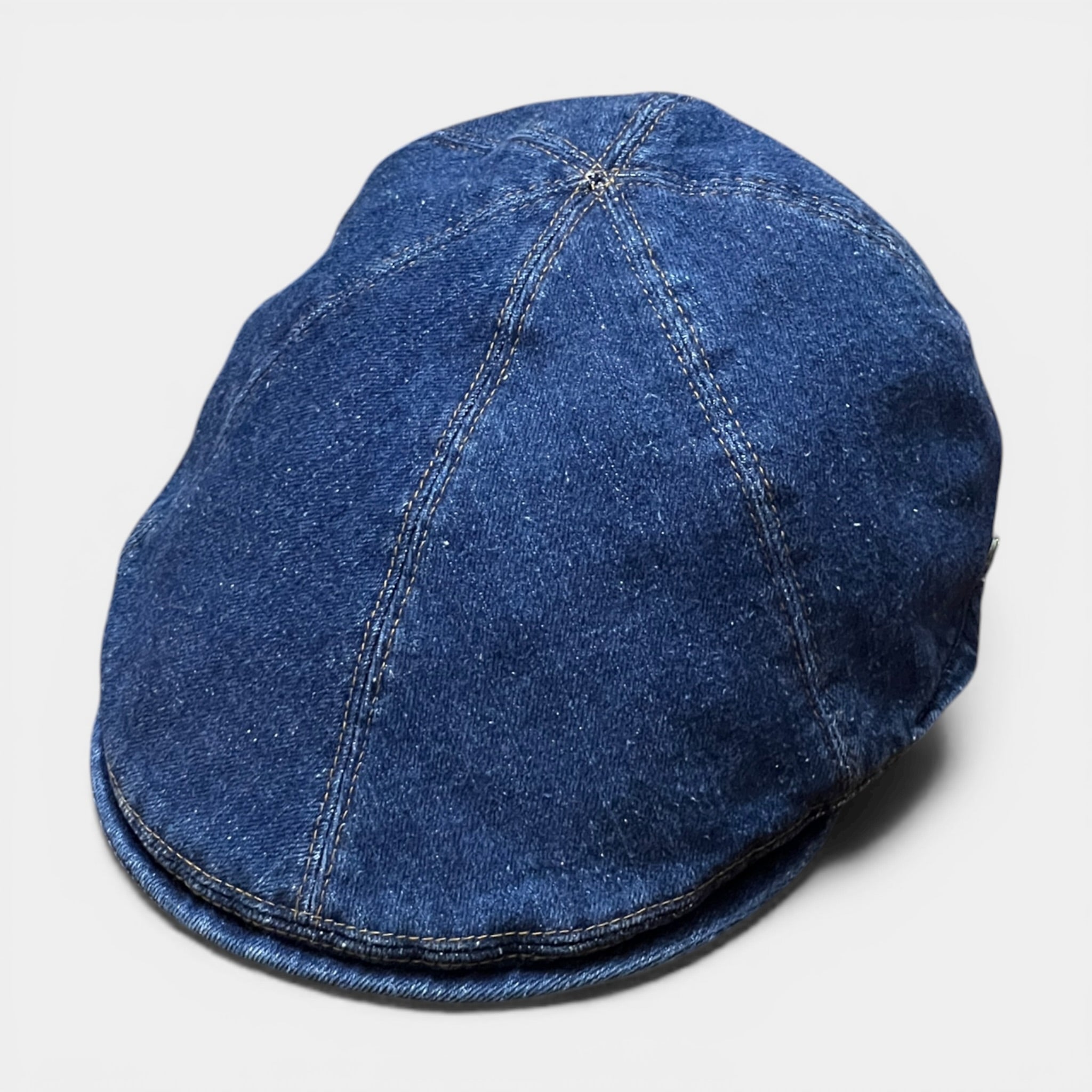 Coppola Becco Estiva In Denim Blu Sfoderato E Pieghevole - Cappelleria Bacca