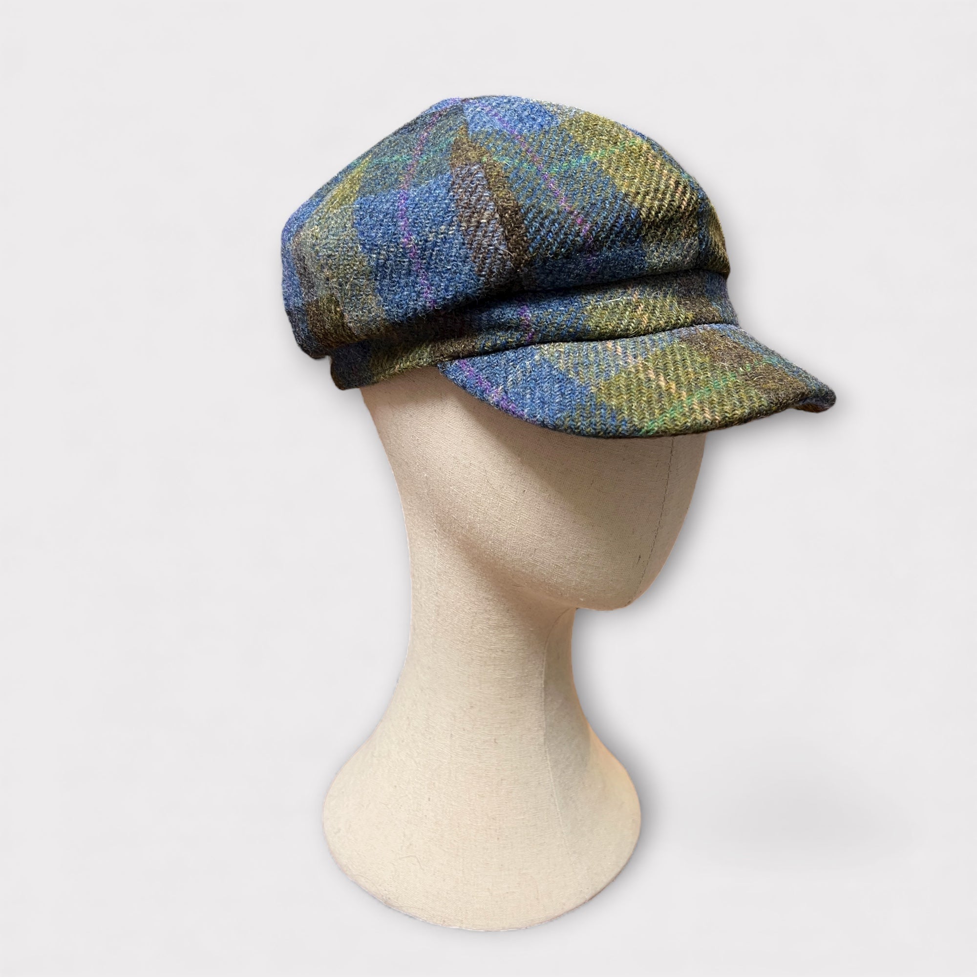 cappello bakerboy unisex in Harris Tweed Failsworth - Cappelleria Bacca