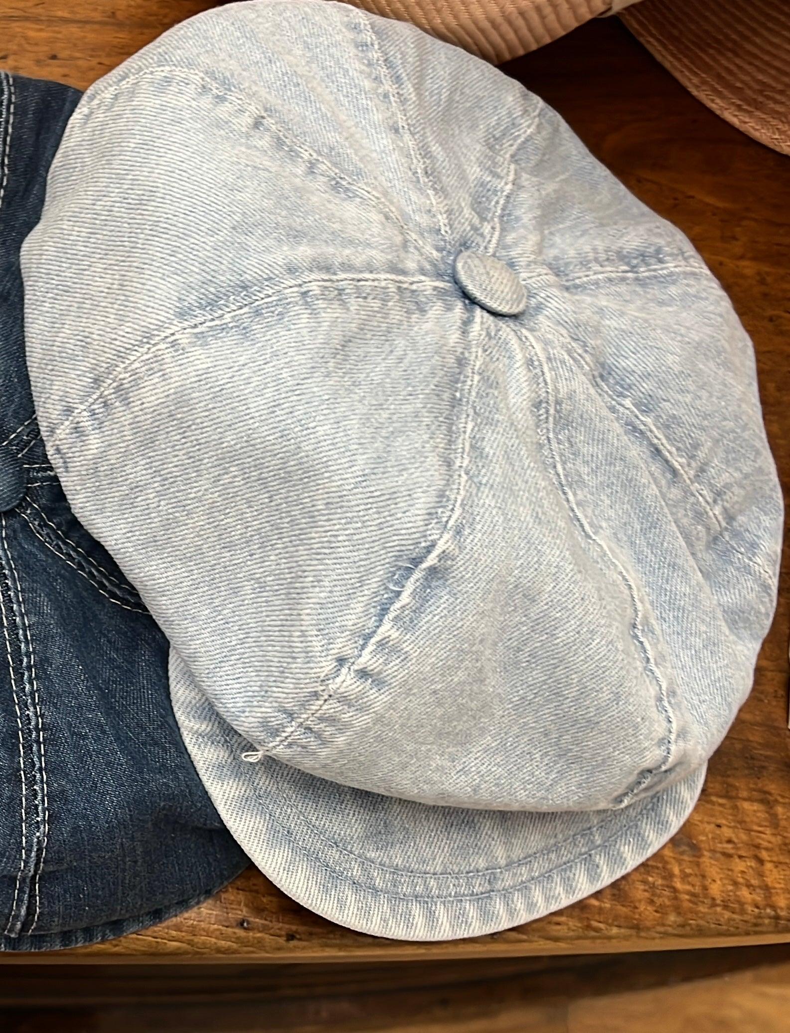 Basco Unisex con Visiera Monello In Jeans - Cappelleria Bacca