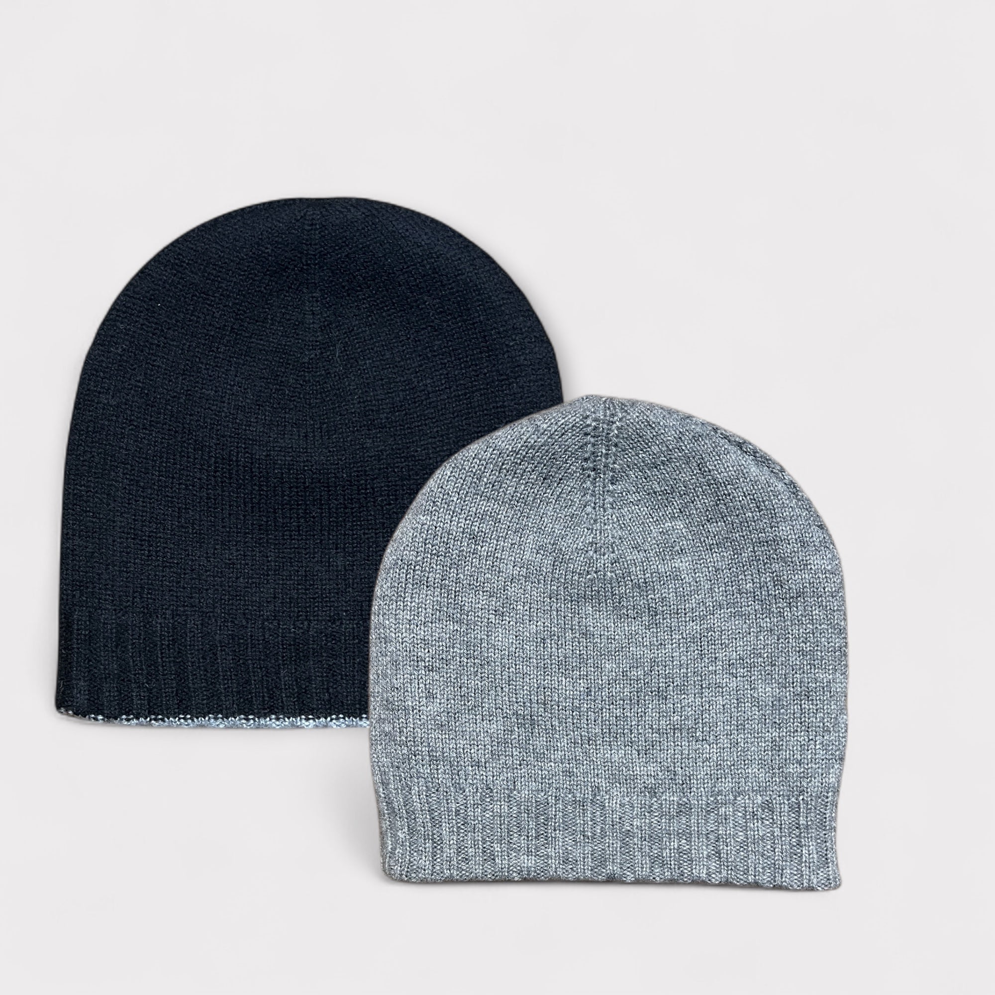 Berretto Reversibile puro Cashmere Riviera Cashmere - Cappelleria Bacca