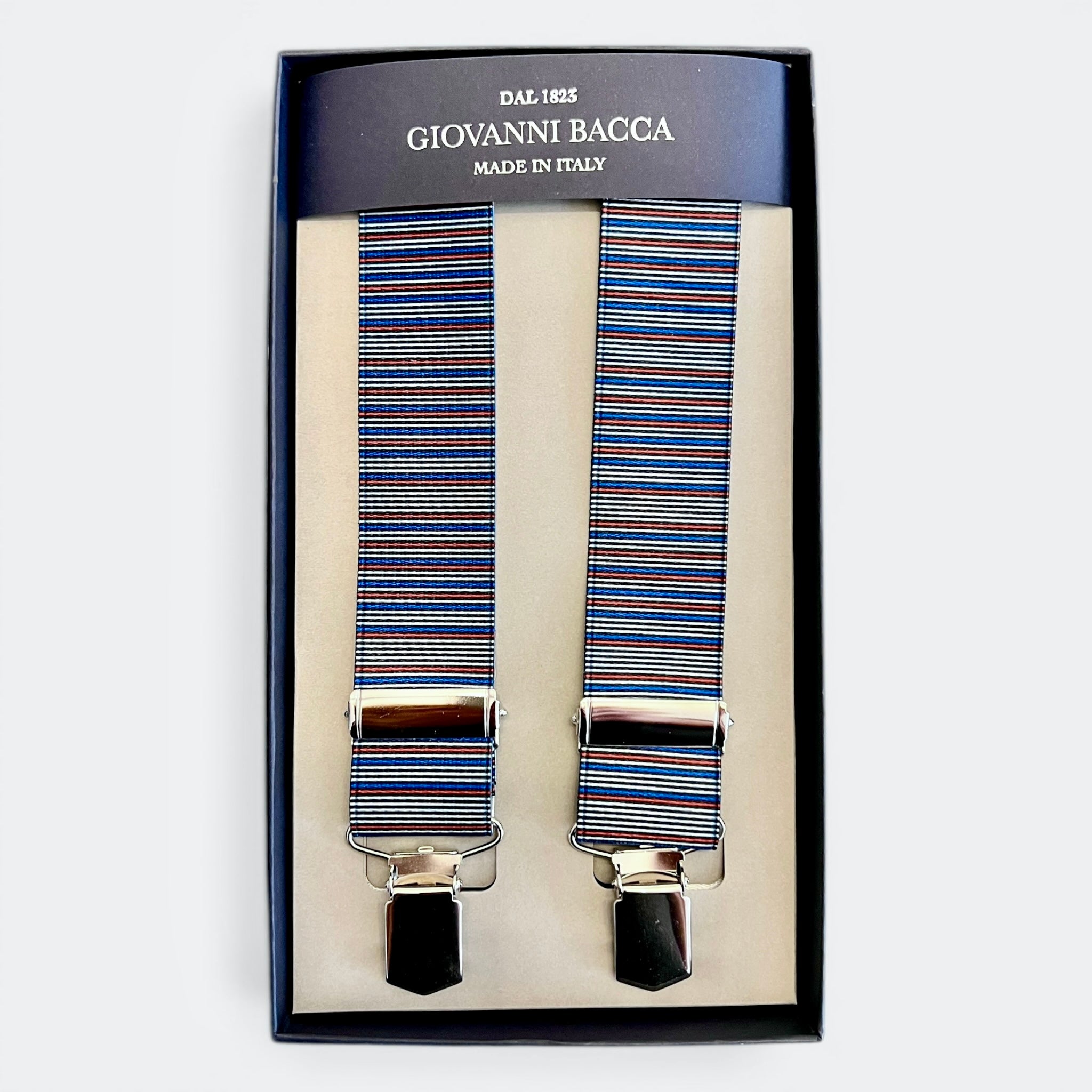 Bretelle A  X Larghe Elastiche Millerighe - Cappelleria Bacca