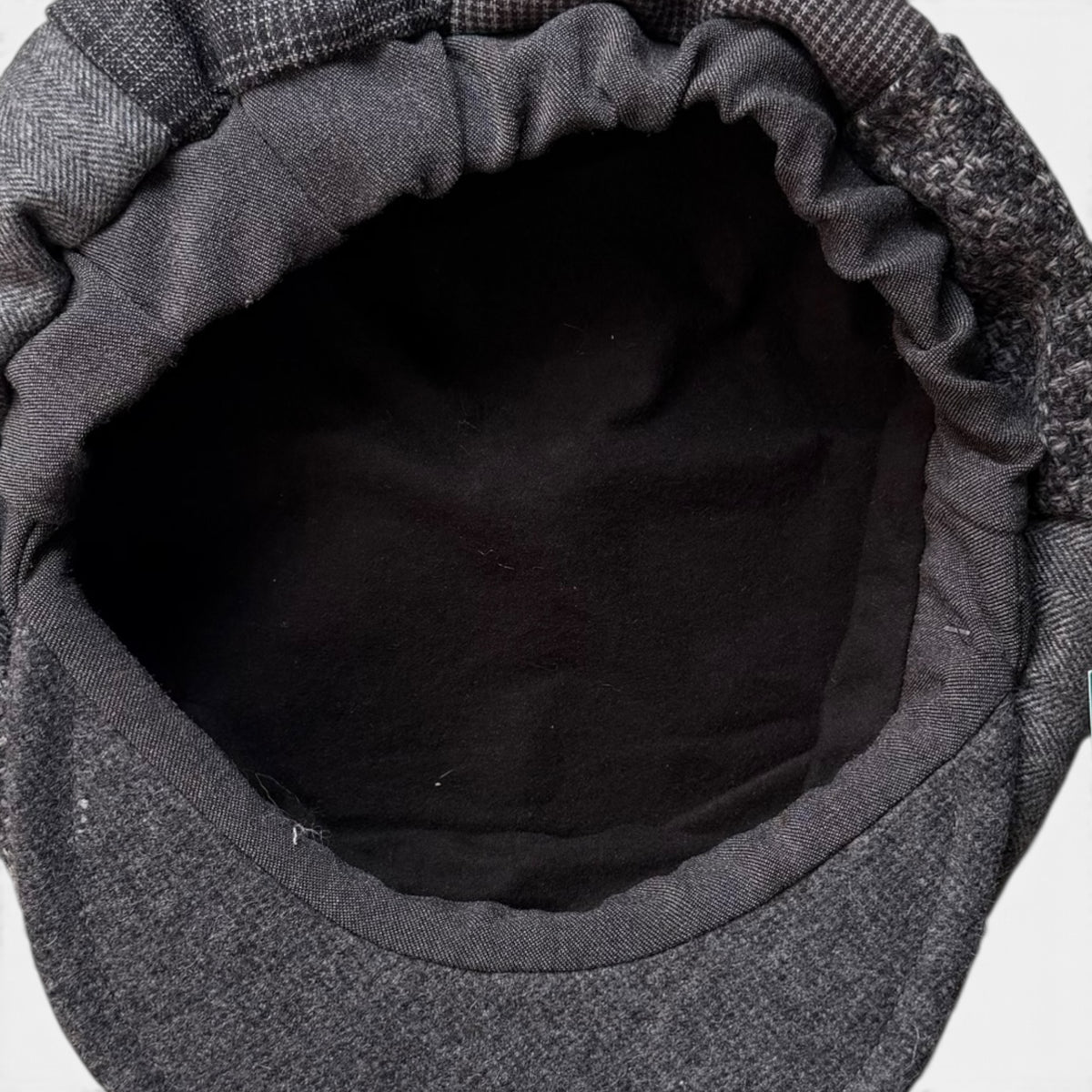 Berrettone Unisex Invernale Monello Patchwork  8 spicchi - Scozzese