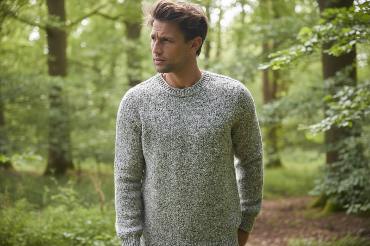 Maglione girocollo uomo Fisherman out of Ireland - Cappelleria Bacca