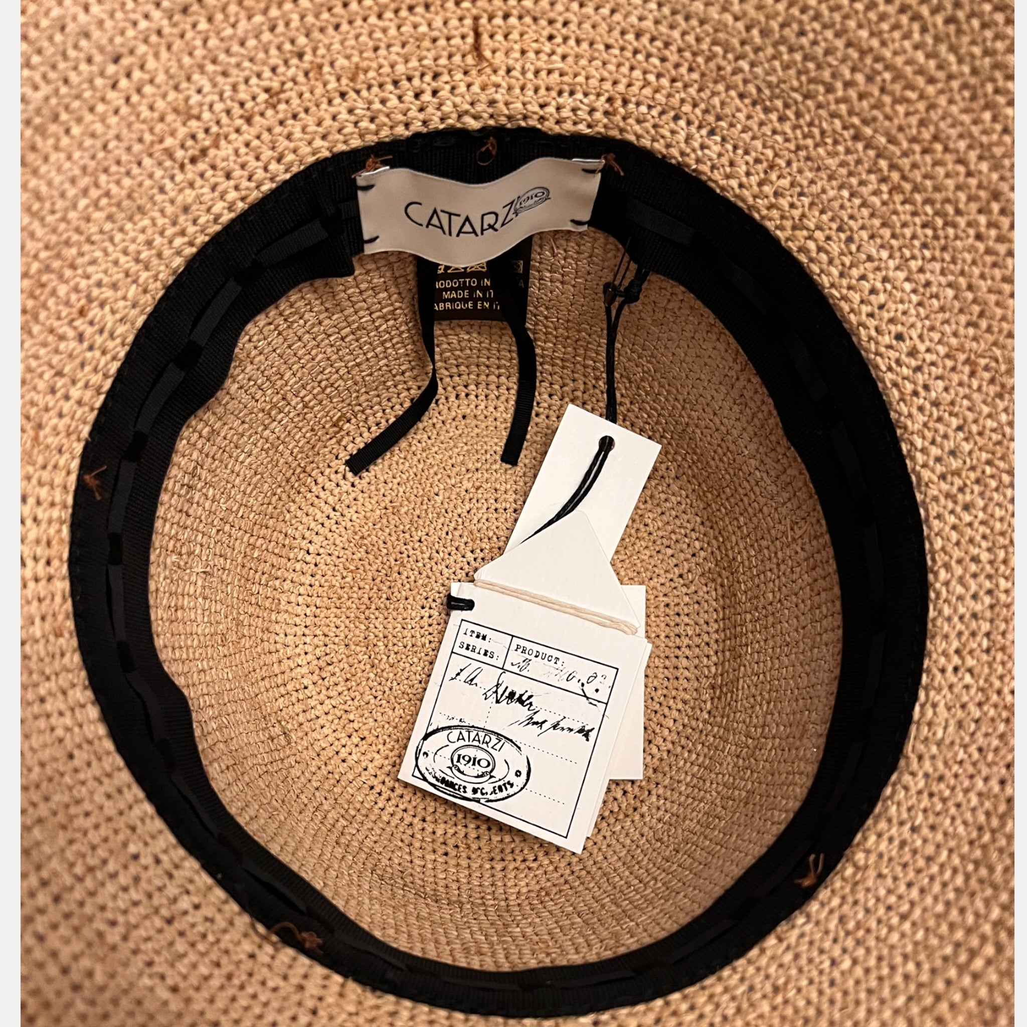 Cappello Cloche Da Donna in Paglia Crochet Pieghevole E Modellabile - Cappelleria Bacca