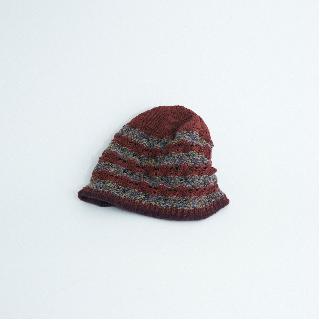 Berretto Beanie Double Face In Maglia Di Lana Con Dettaglio - Cappelleria Bacca