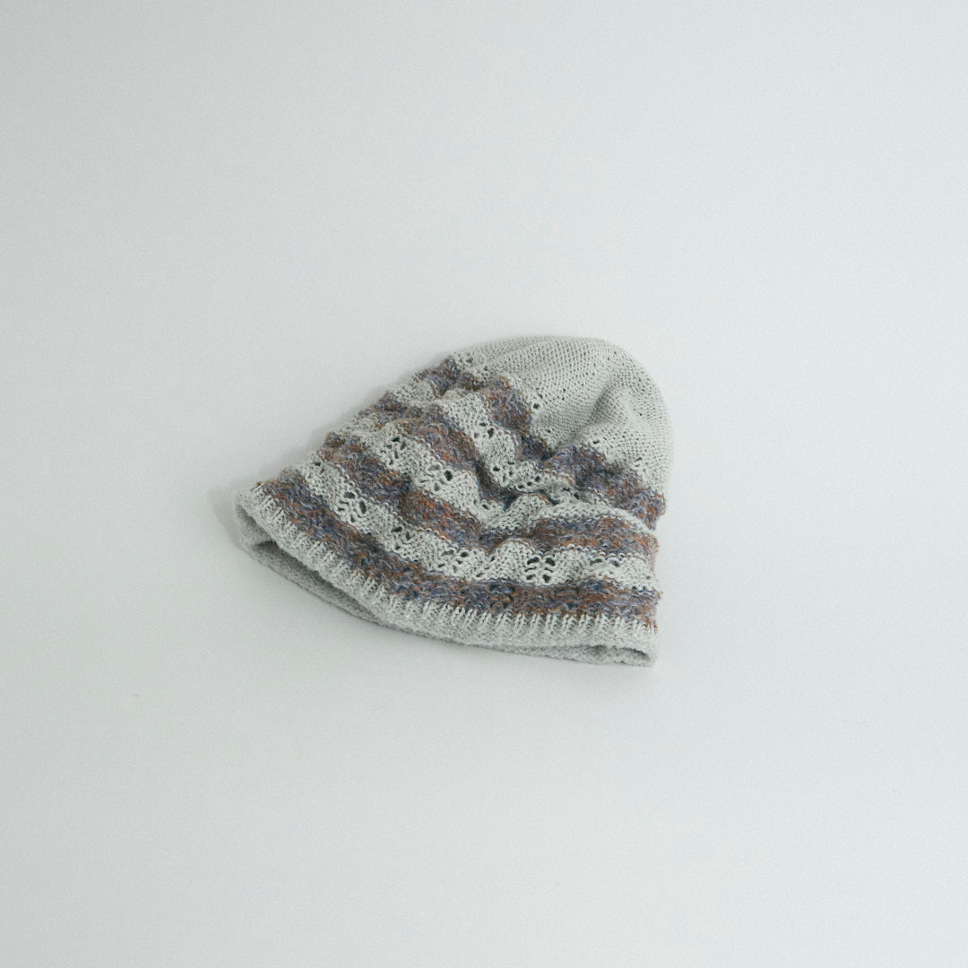 Berretto Beanie Double Face In Maglia Di Lana Con Dettaglio - Cappelleria Bacca