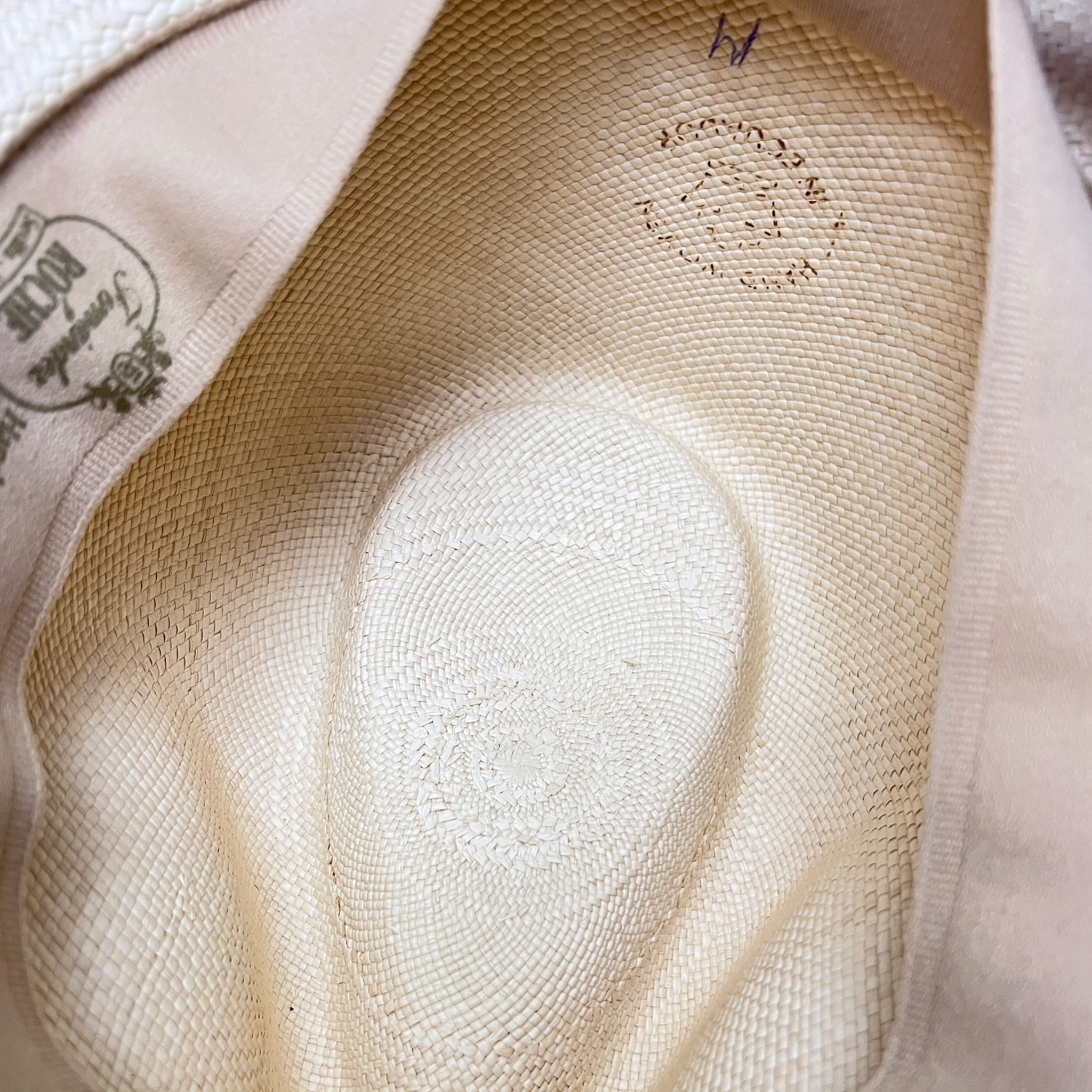 Cappello Fedora Panama Fine Originale Ecuadoriano, Ala 5,5 cm