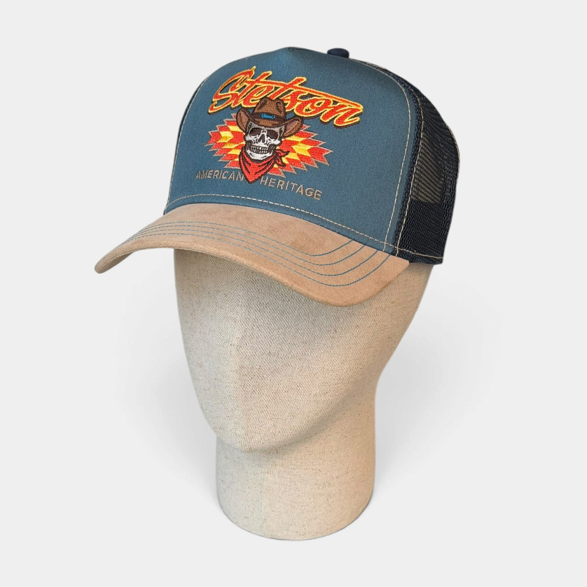 Baseball Trucker Cap Stetson Cowboy