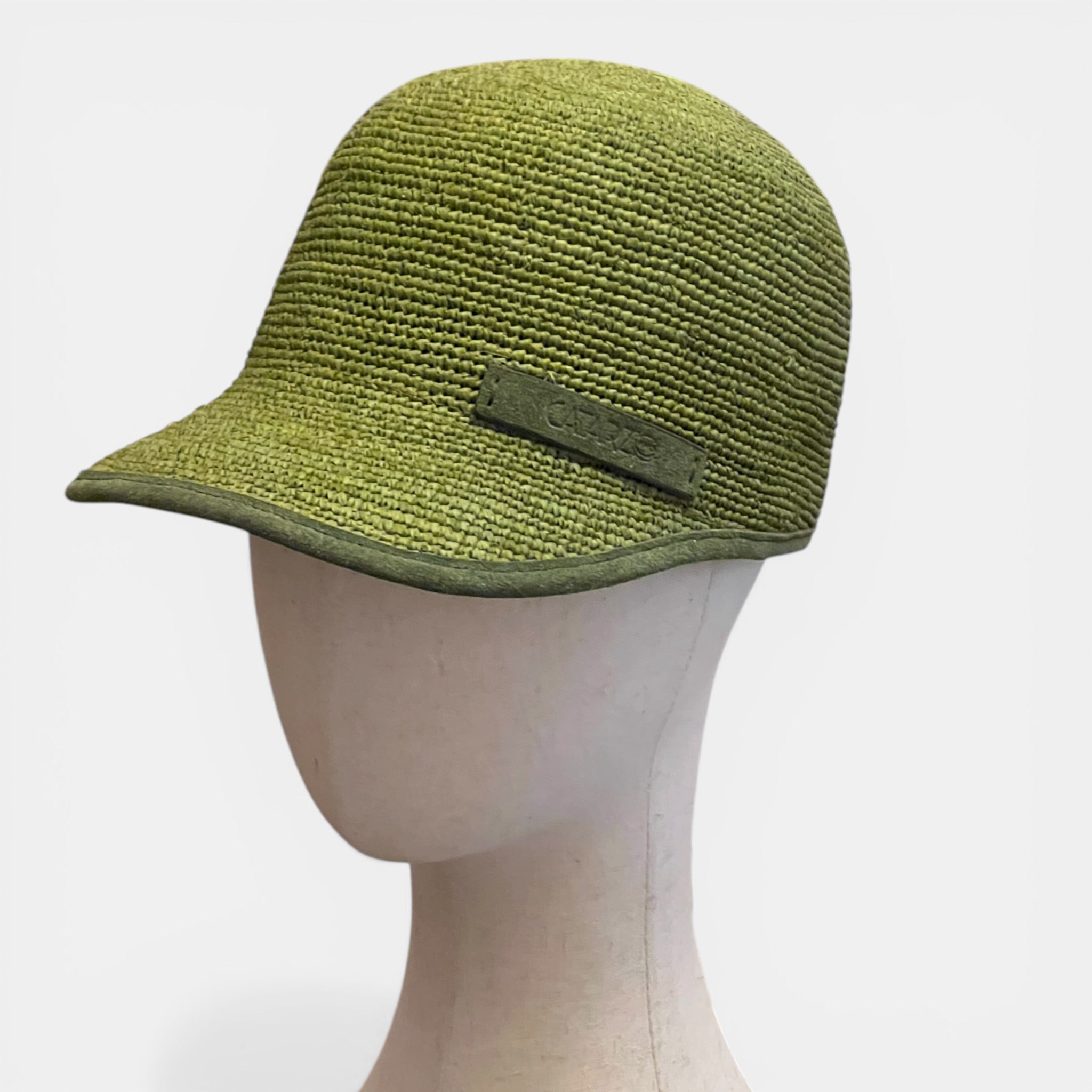 Cappello Baseball in Paglia Intrecciata Pieghevole - Cappelleria Bacca