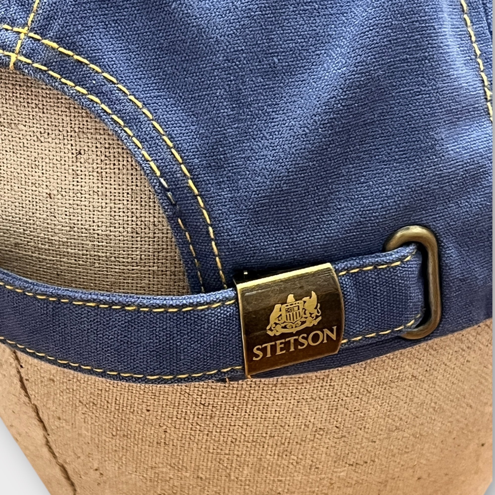 Baseball Stetson Vintage Distressed since 1865 Blu