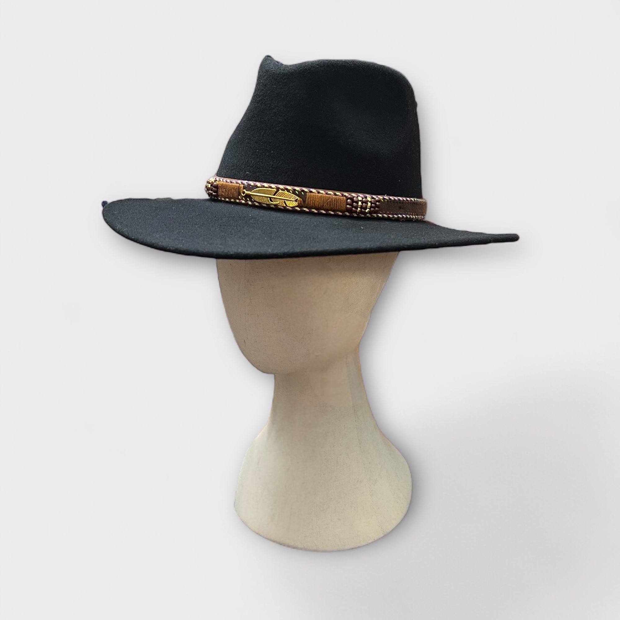 Cappello Unisex Ala Dritta In Feltro Di Lana Merinos - Cappelleria Bacca