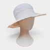 Cappello Donna Estivo In Cotone Beige e Lurex, Pieghevole - Grevi