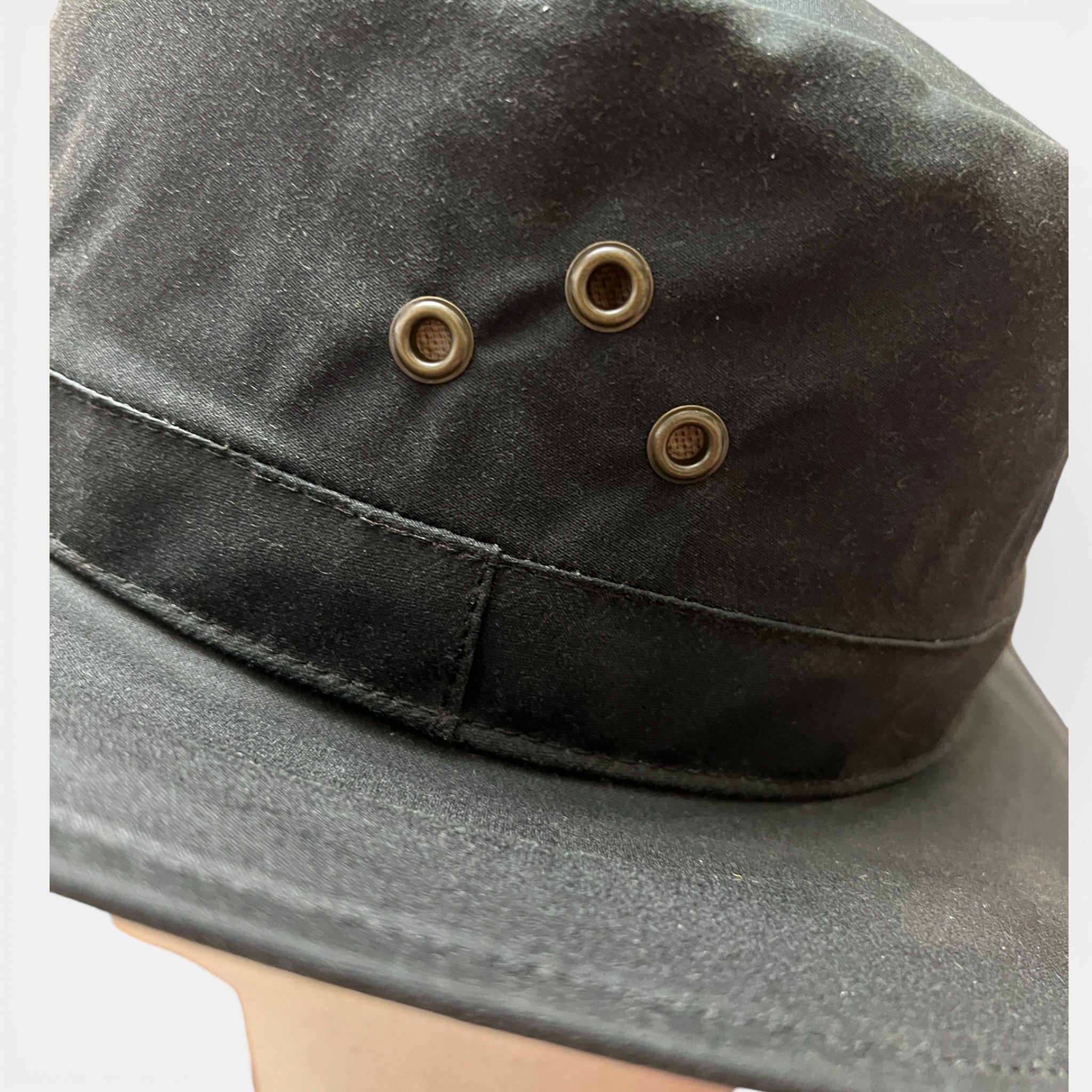 Cappello Tipo Australia In Cotone Cerato Impermeabile - Cappelleria Bacca