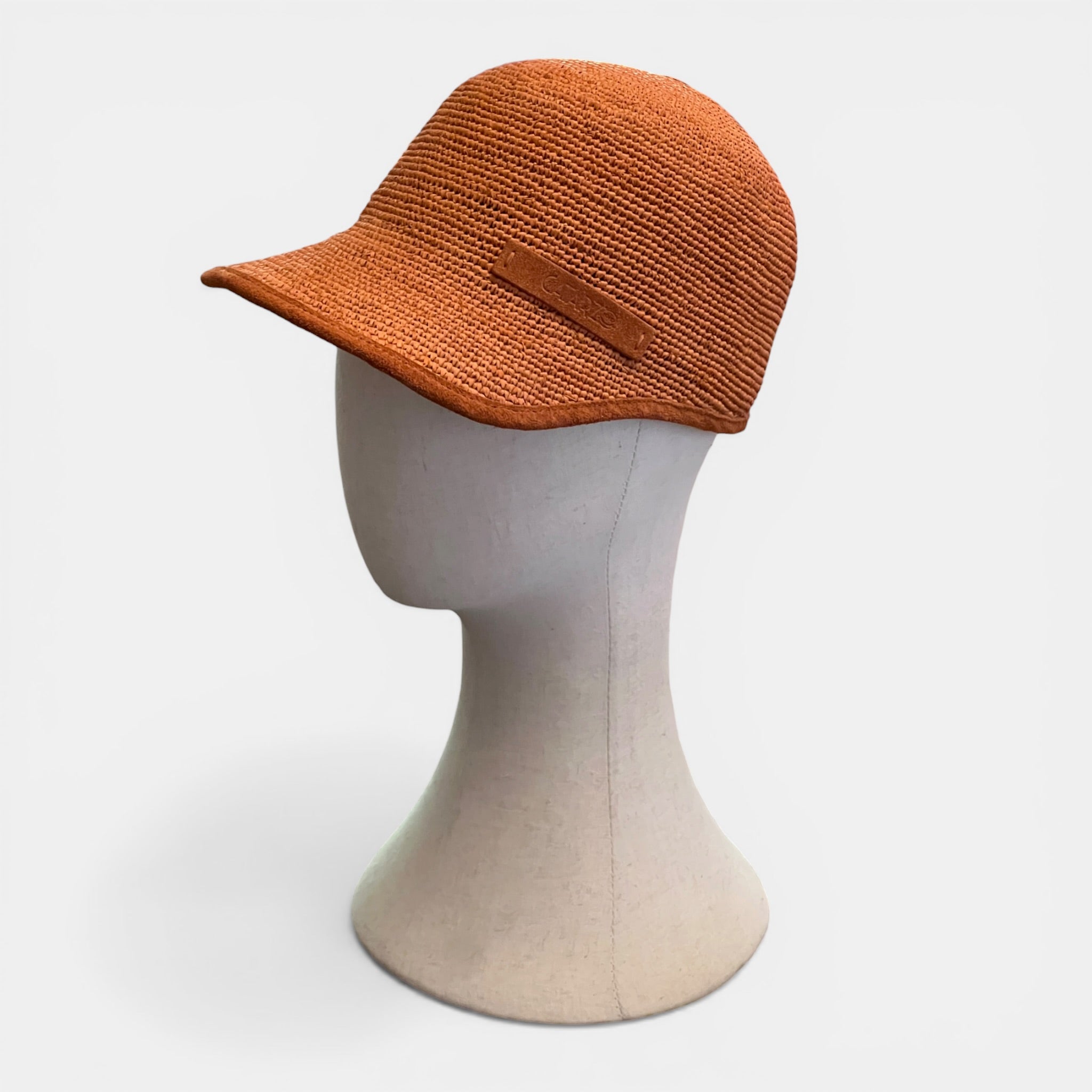 Cappello Baseball in Paglia Intrecciata Pieghevole - Cappelleria Bacca