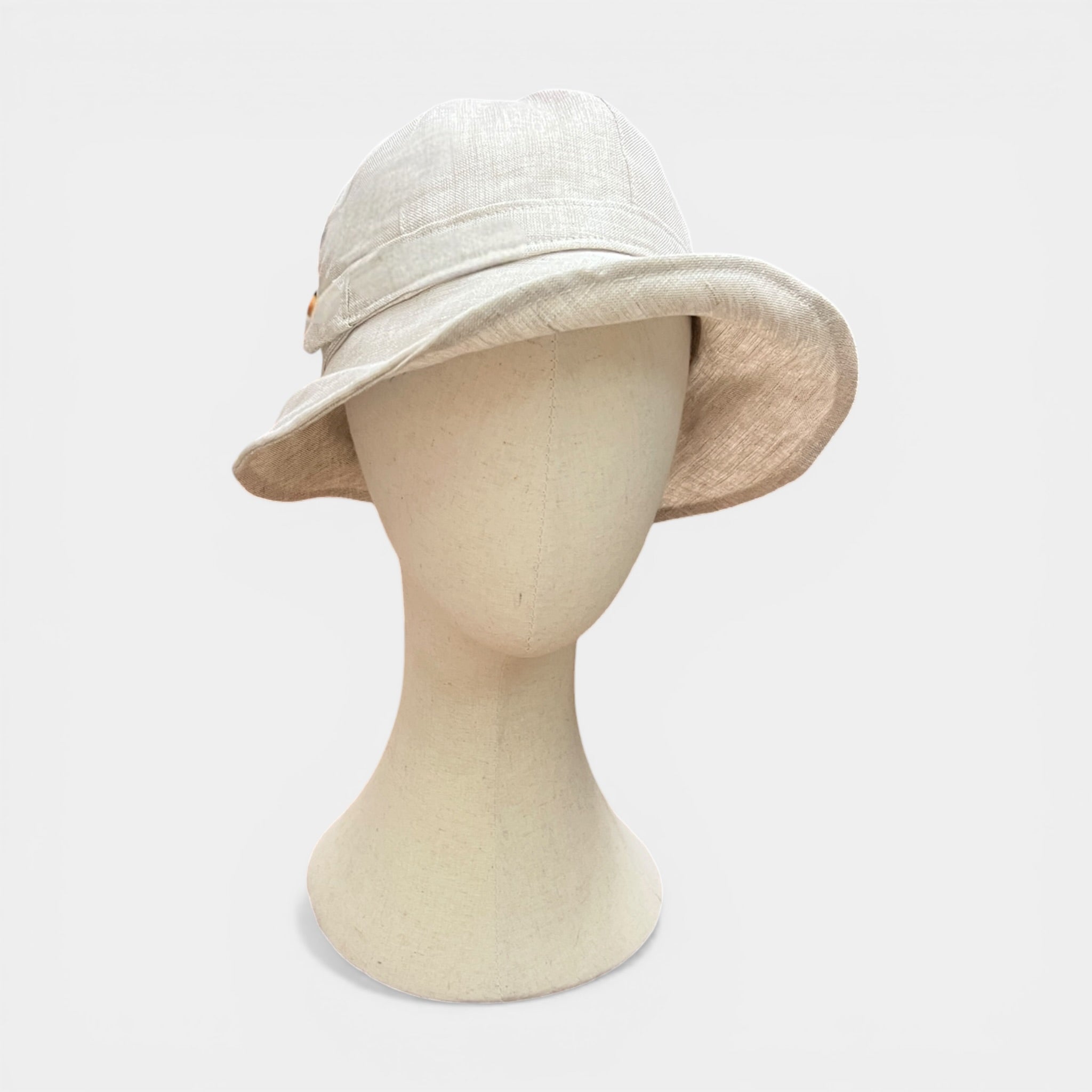 Cappello Cloche Da Donna In Lino - Cappelleria Bacca