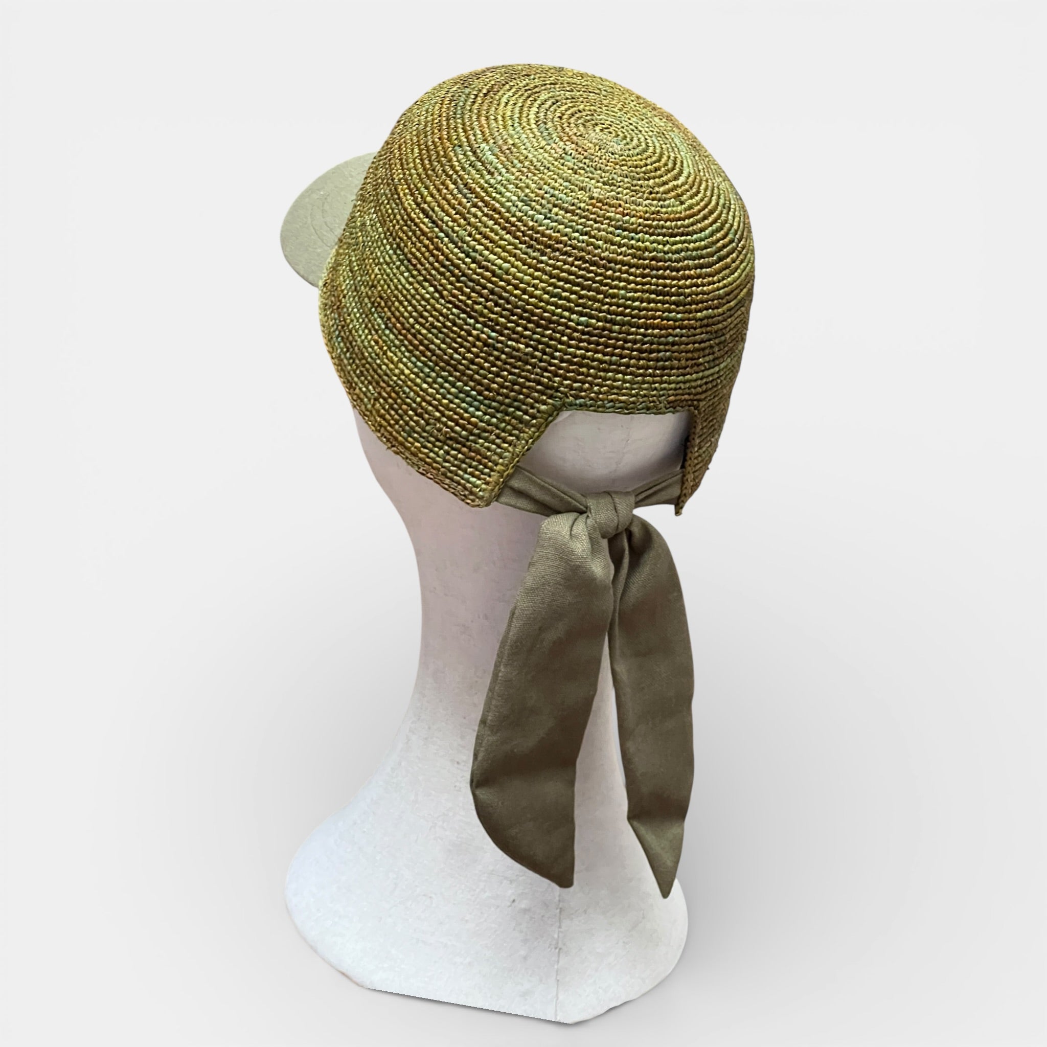 Cappello Baseball Donna Estivo in Paglia Crochet - Cappelleria Bacca