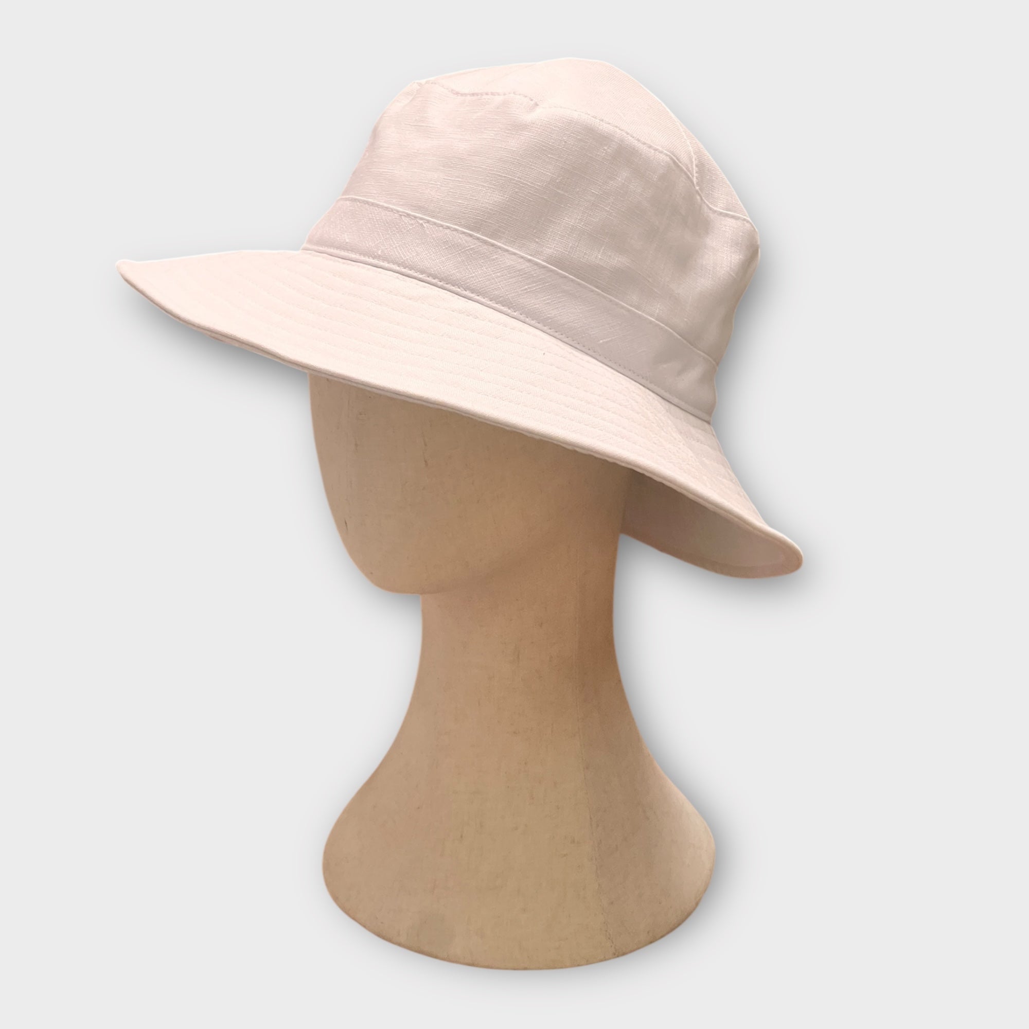 Cappello Donna Estivo in Lino Con Laccetto