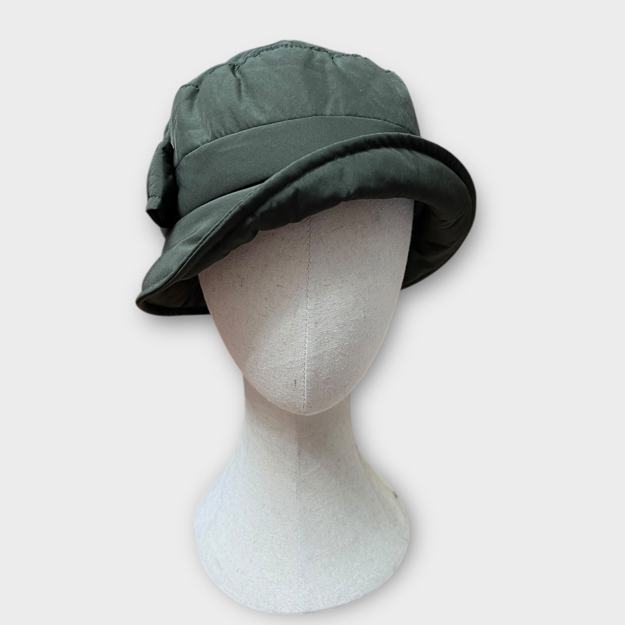 Cappello Donna Bucket Impermeabile Invernale Con Fiocco