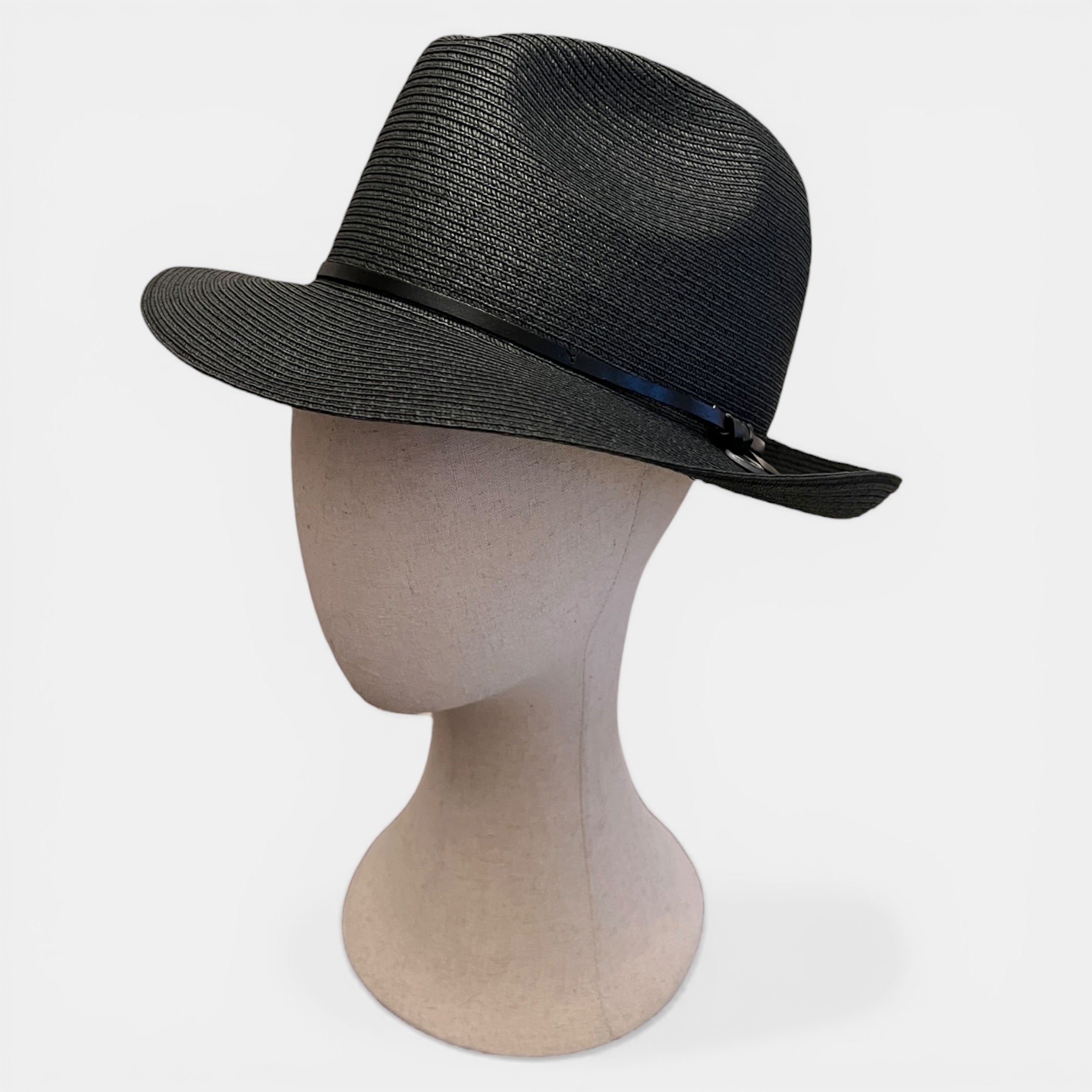 Cappello Fedora Estivo Unisex In Maglina Di Papier Arrotolabile - Cappelleria Bacca