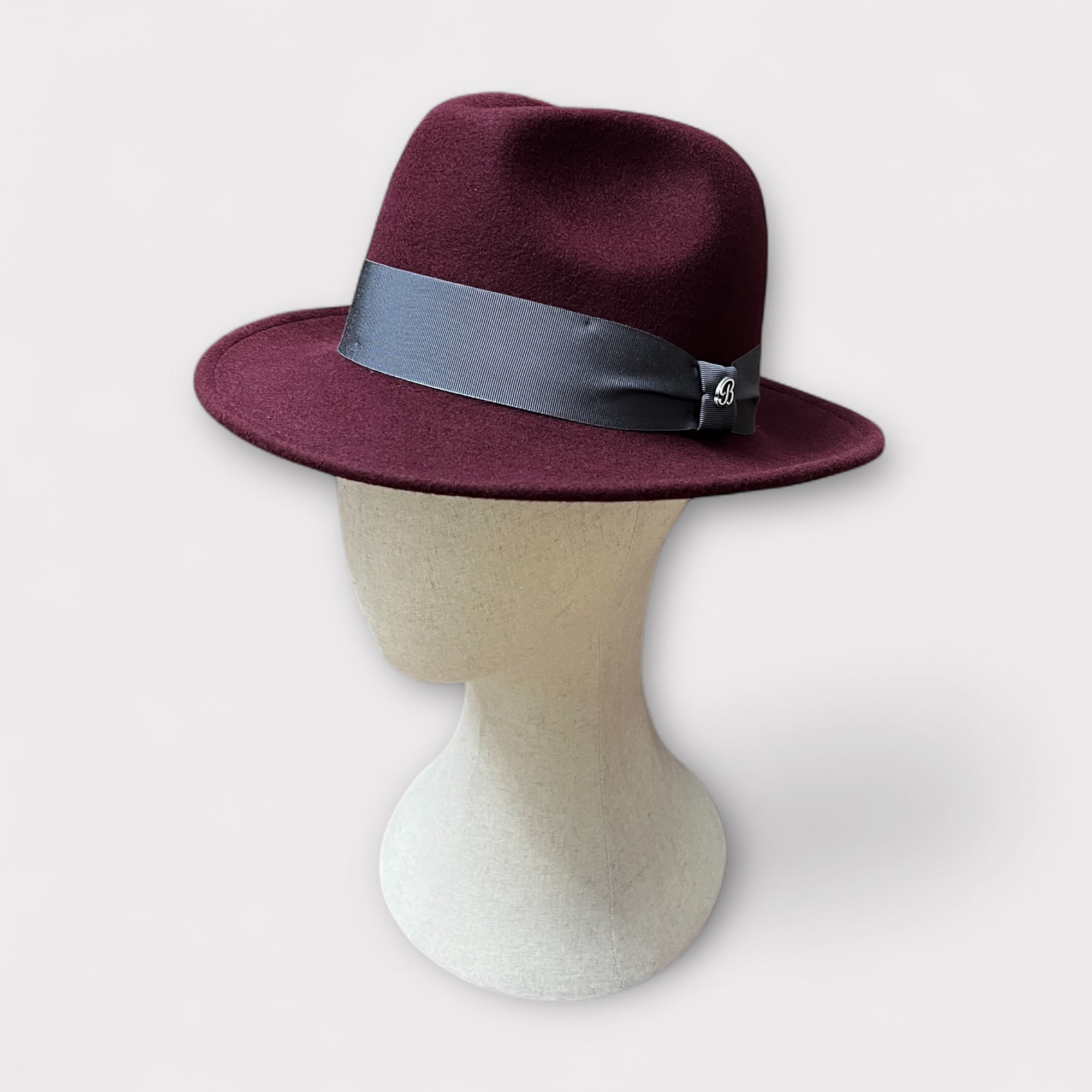 Cappello Fedora Unisex In Feltro Di Lana Extrafine - Cappelleria Bacca