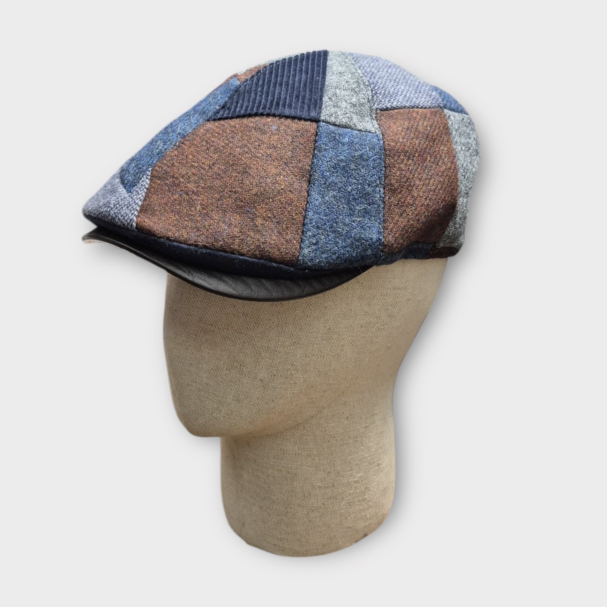 Coppola In Pura Lana Motivo Patchwork - Cappelleria Bacca