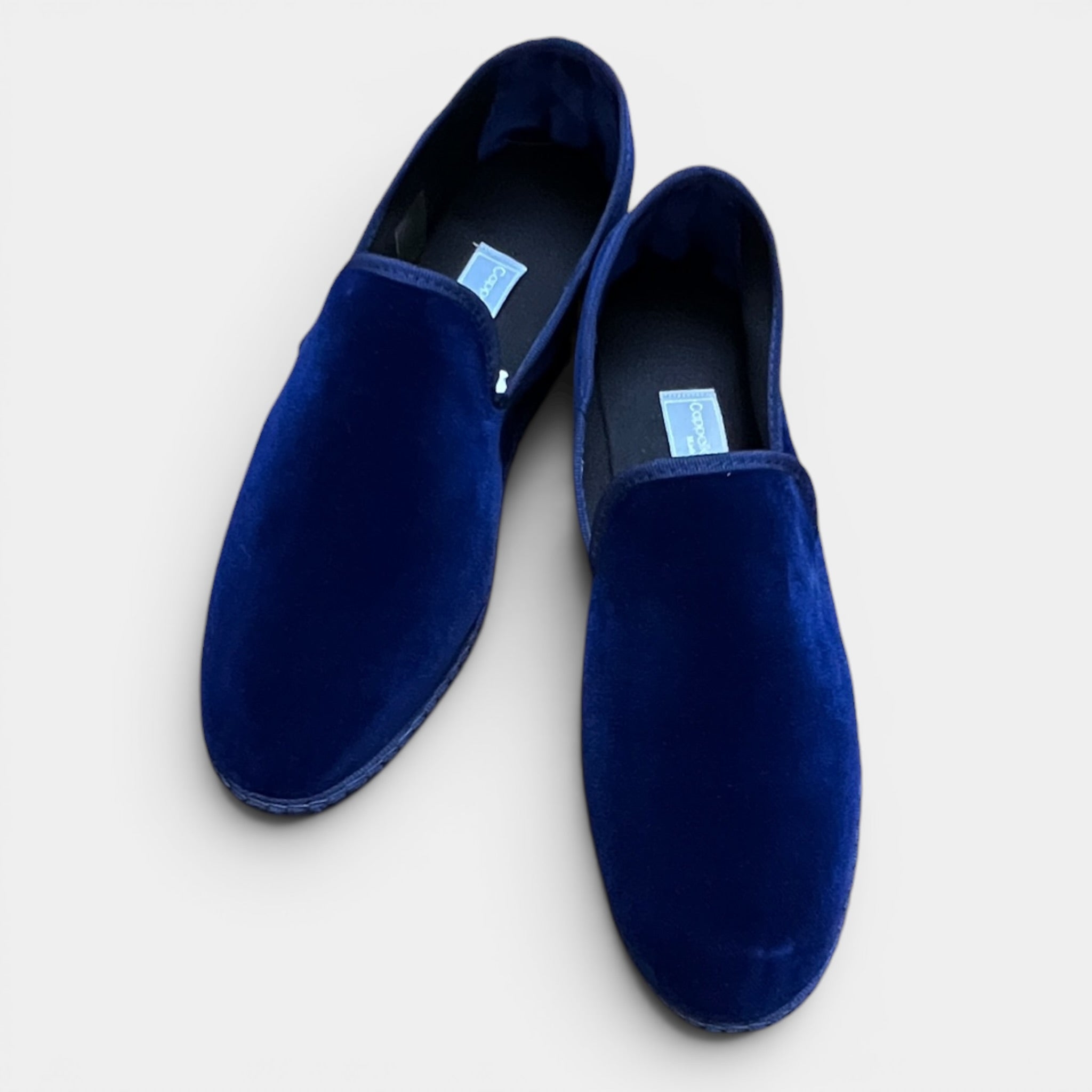 Friulane Originali Uomo In Velluto Blu - Cappelleria Bacca
