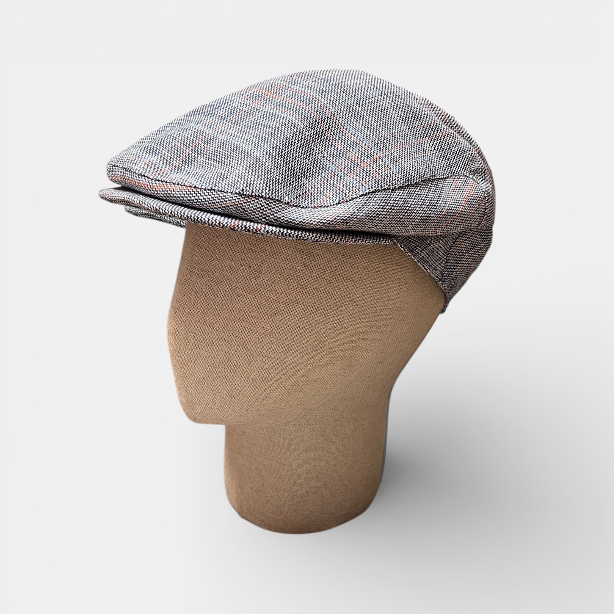Coppola Estiva In Lino e Cotone Azzurra - Cappelleria Bacca