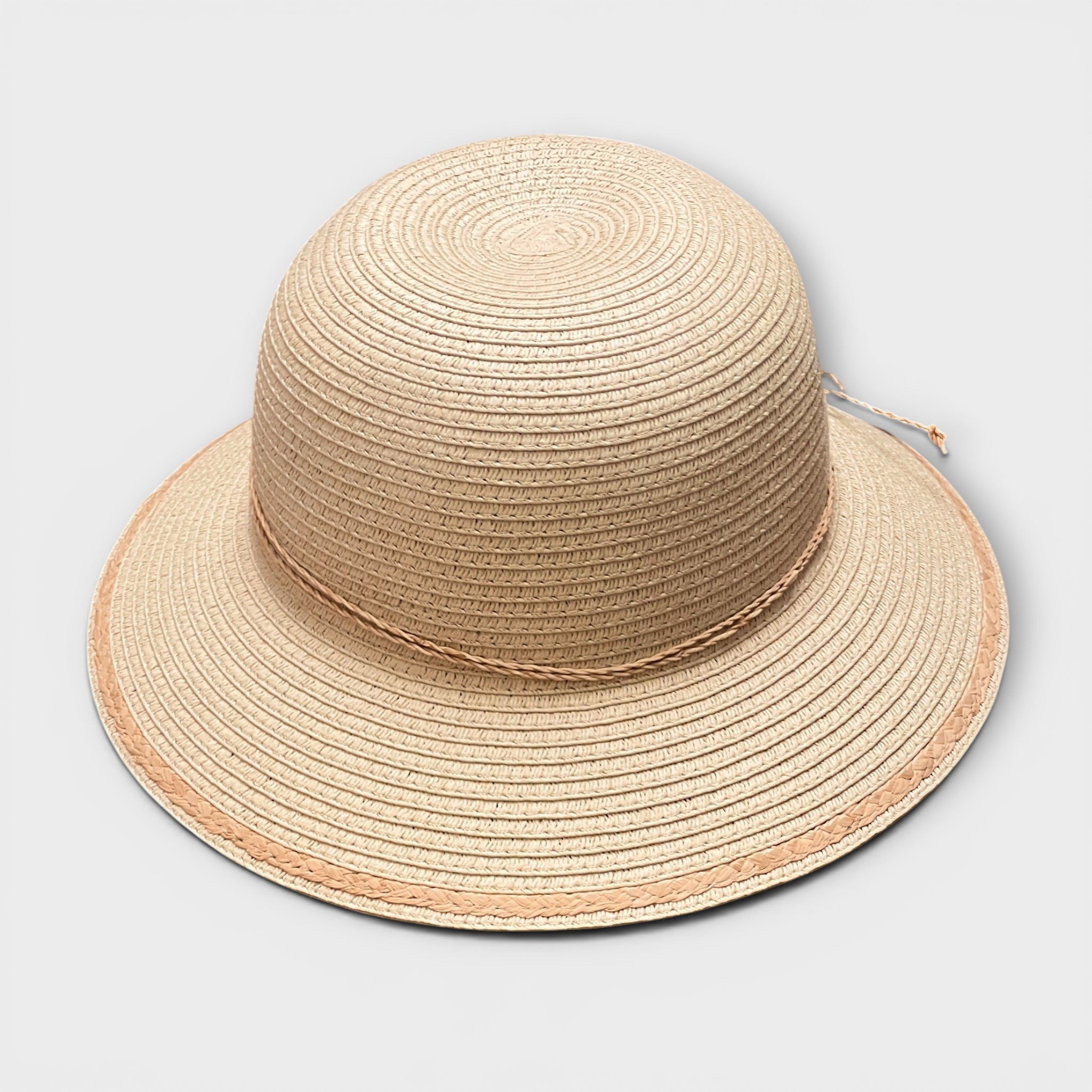Cappello Cloche Da Donna Estivo in Paglia Naturale Papier