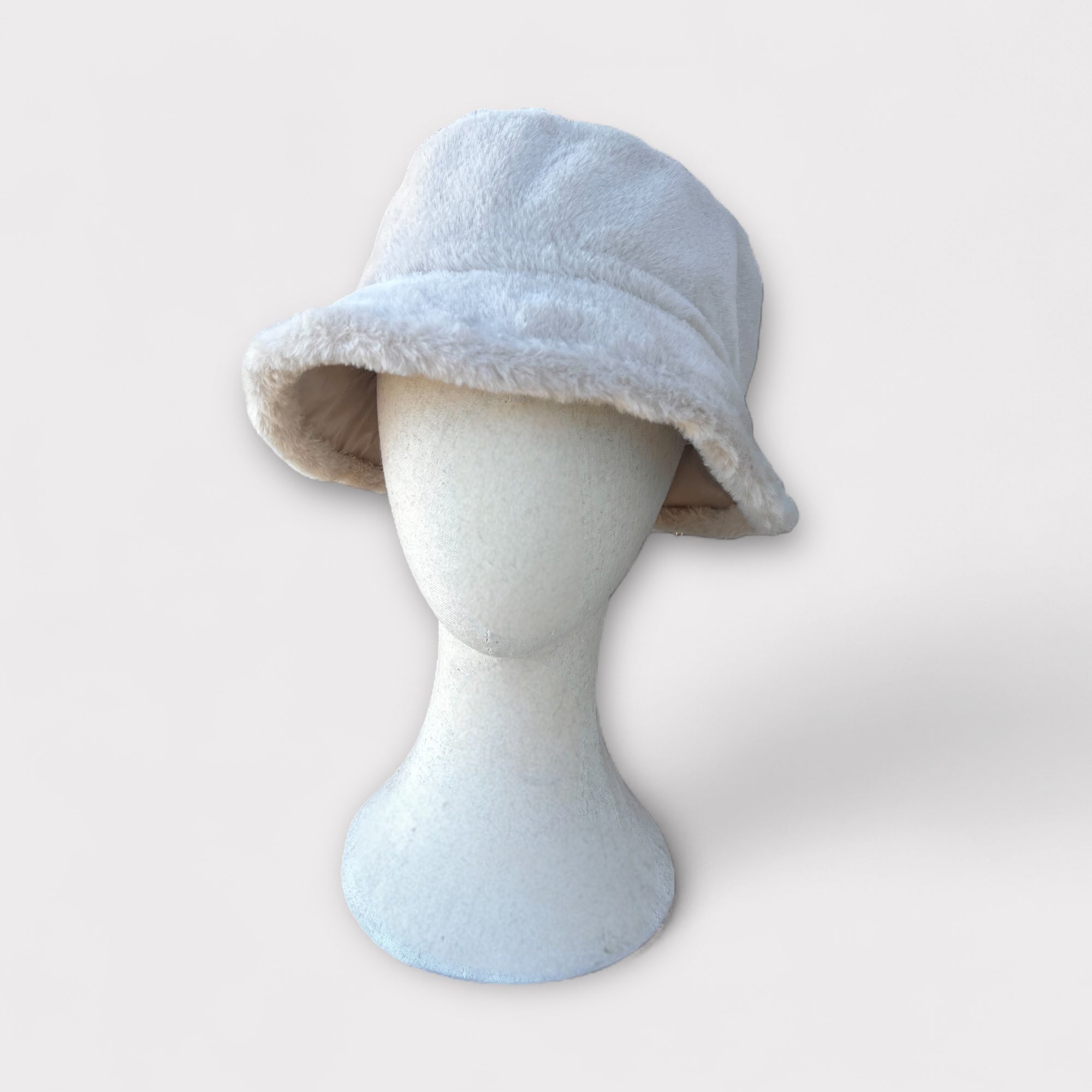 Cappello Donna Reversibile Eco Pelliccia-Tessuto - Cappelleria Bacca