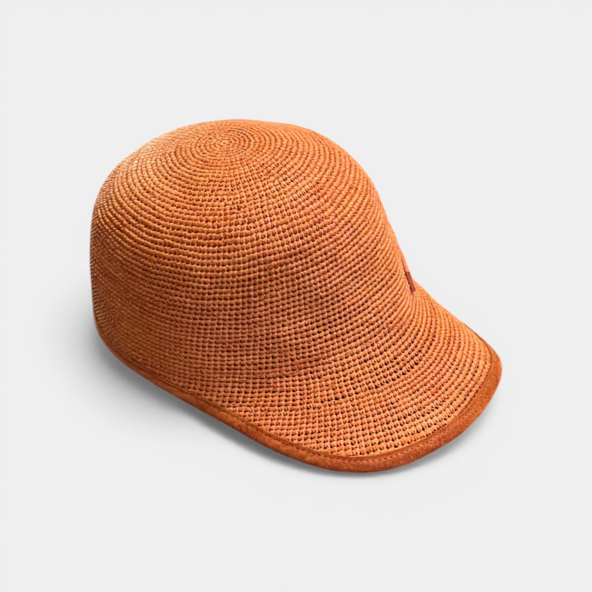 Cappello Baseball in Paglia Intrecciata Pieghevole - Cappelleria Bacca