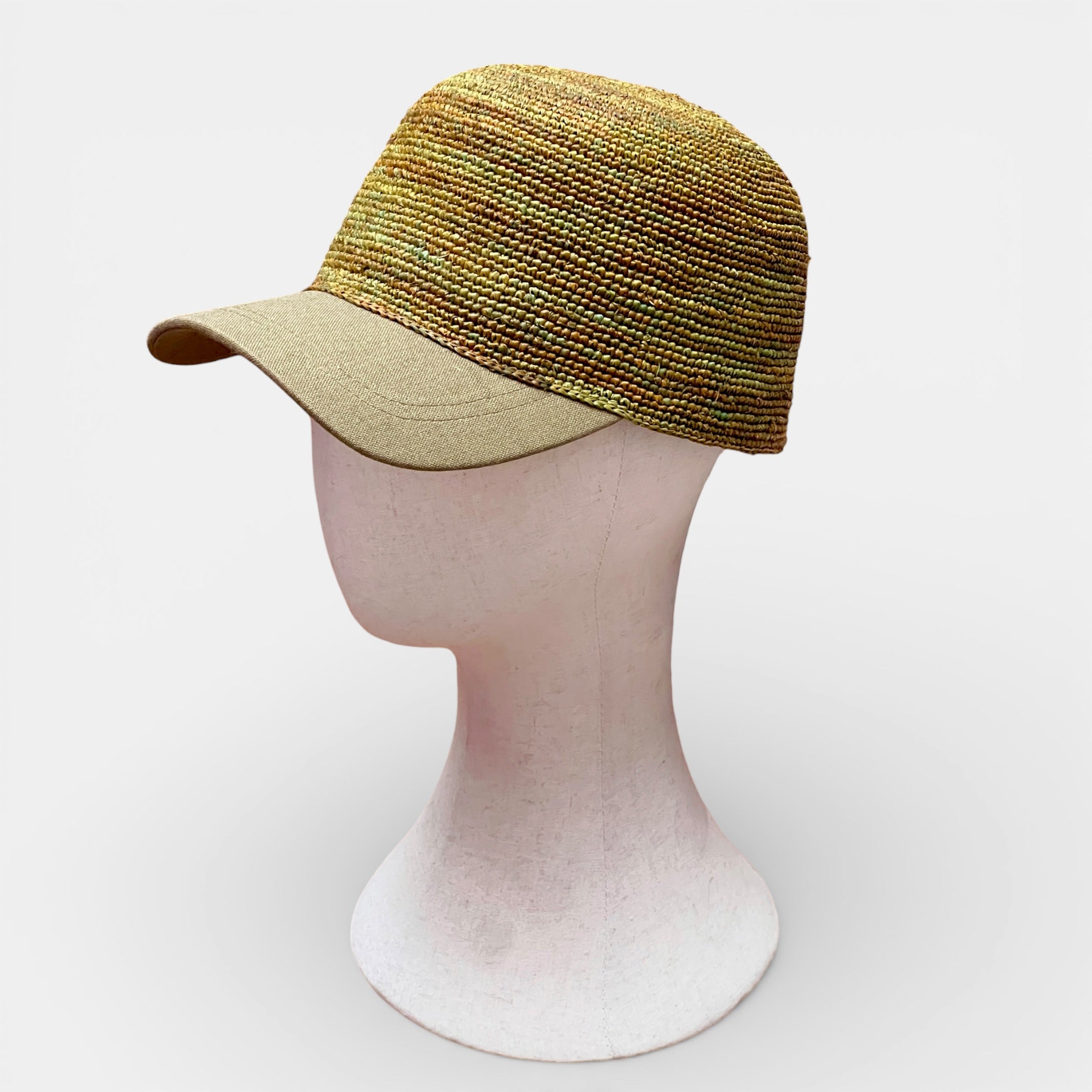 Cappello Baseball Donna Estivo in Paglia Crochet - Cappelleria Bacca