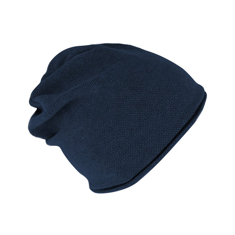 Berretto Beanie Cascante in Cotone Organico Tinta Unita Unisex - Cappelleria Bacca