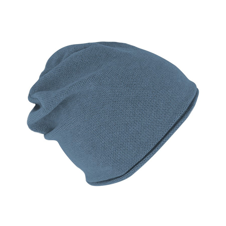 Berretto Beanie Cascante in Cotone Organico Tinta Unita Unisex - Cappelleria Bacca