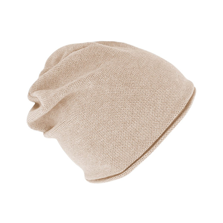 Berretto Beanie Cascante in Cotone Organico Tinta Unita Unisex - Cappelleria Bacca