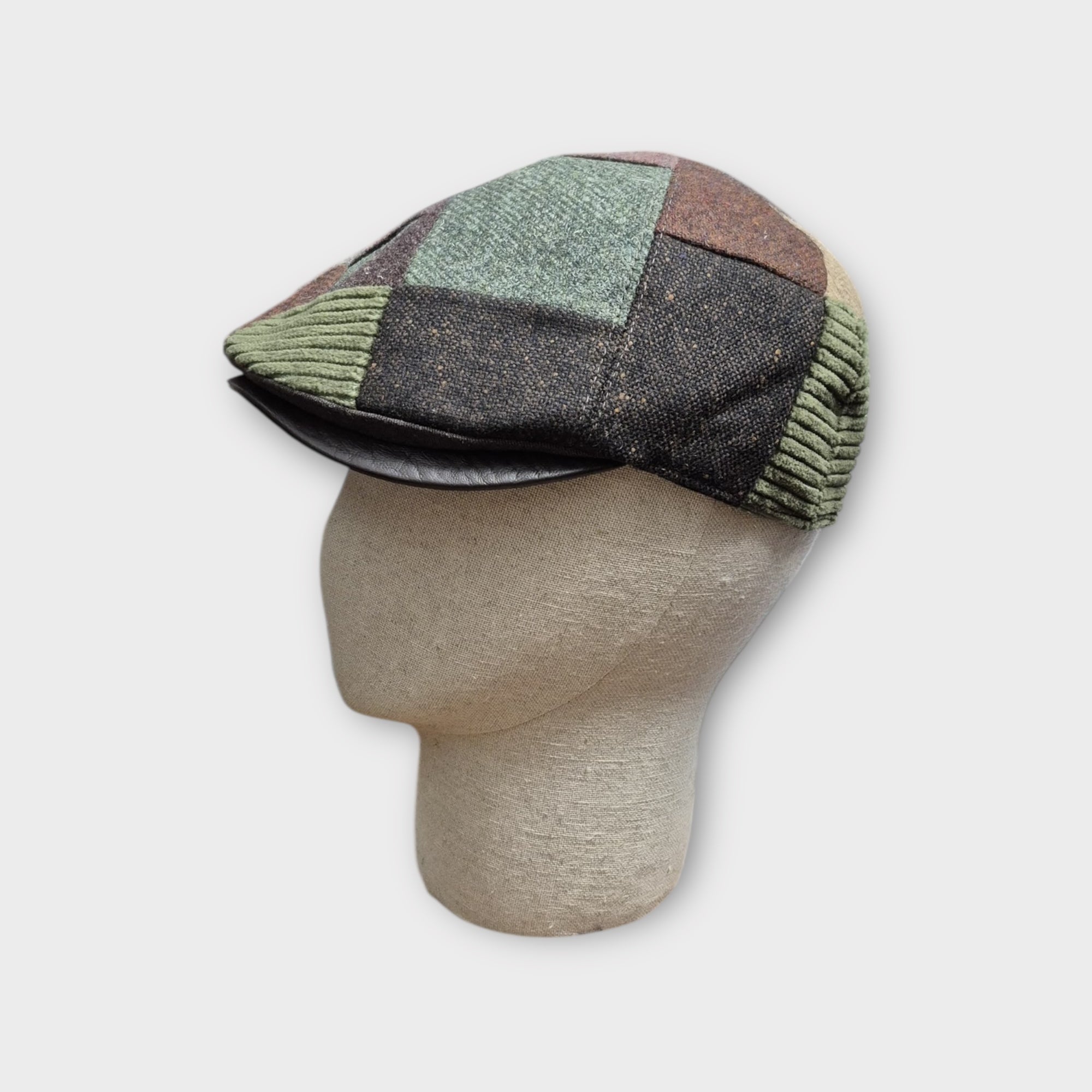 Coppola In Pura Lana Motivo Patchwork - Cappelleria Bacca