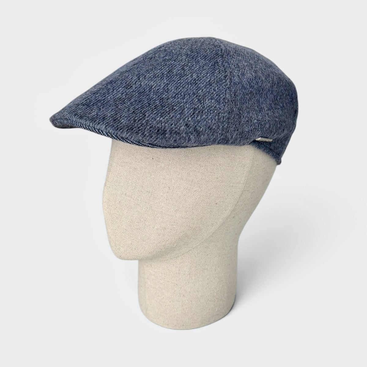 Coppola Invernale Becco Mod. Texas Stetson In Tessuto Di Lana Col. Azzurro