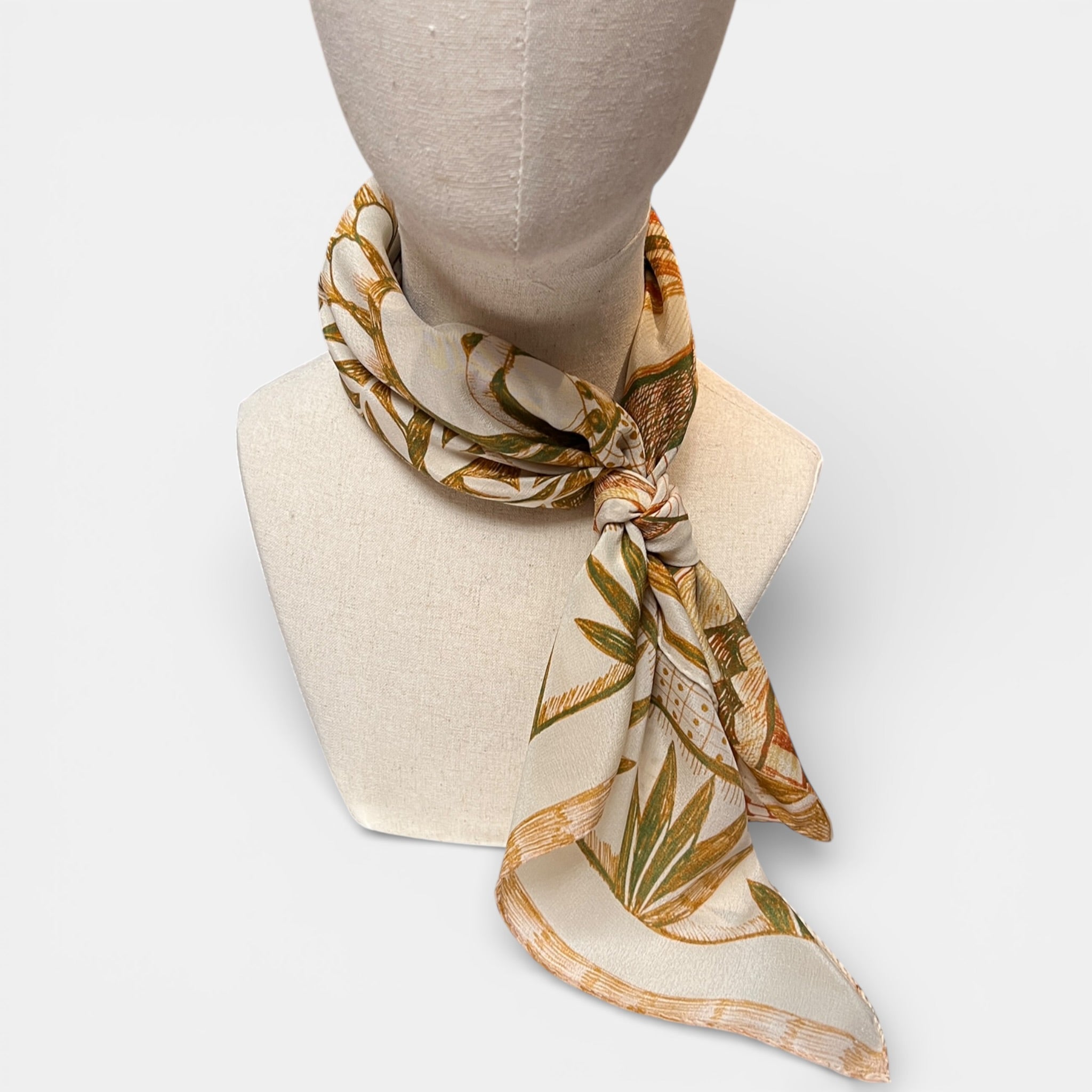 Foulard 70x70 In Pura Seta Crepe Barbieri - Cappelleria Bacca