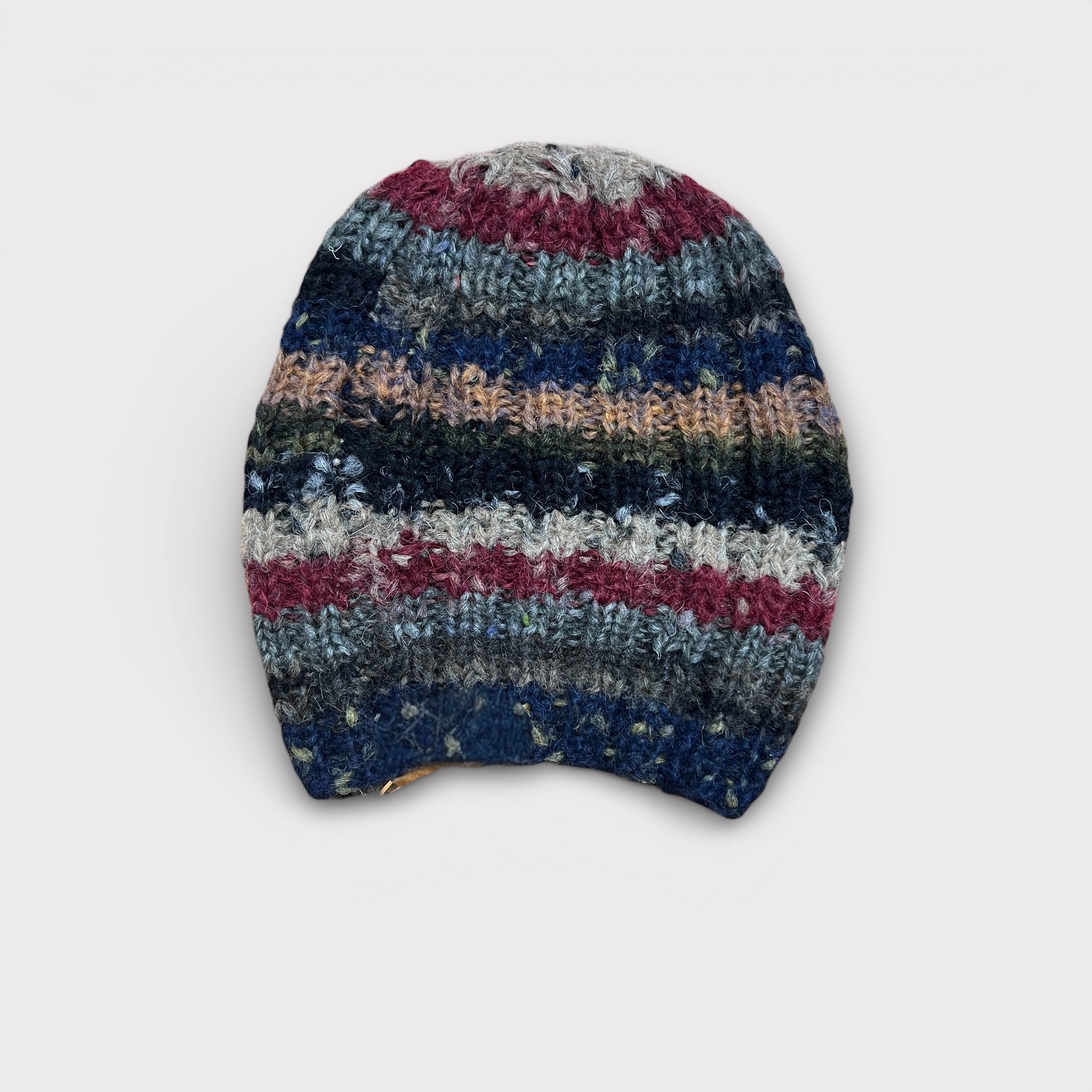 Berretto Beanie in Maglia di Lana Fatto a Mano Grevi - Cappelleria Bacca