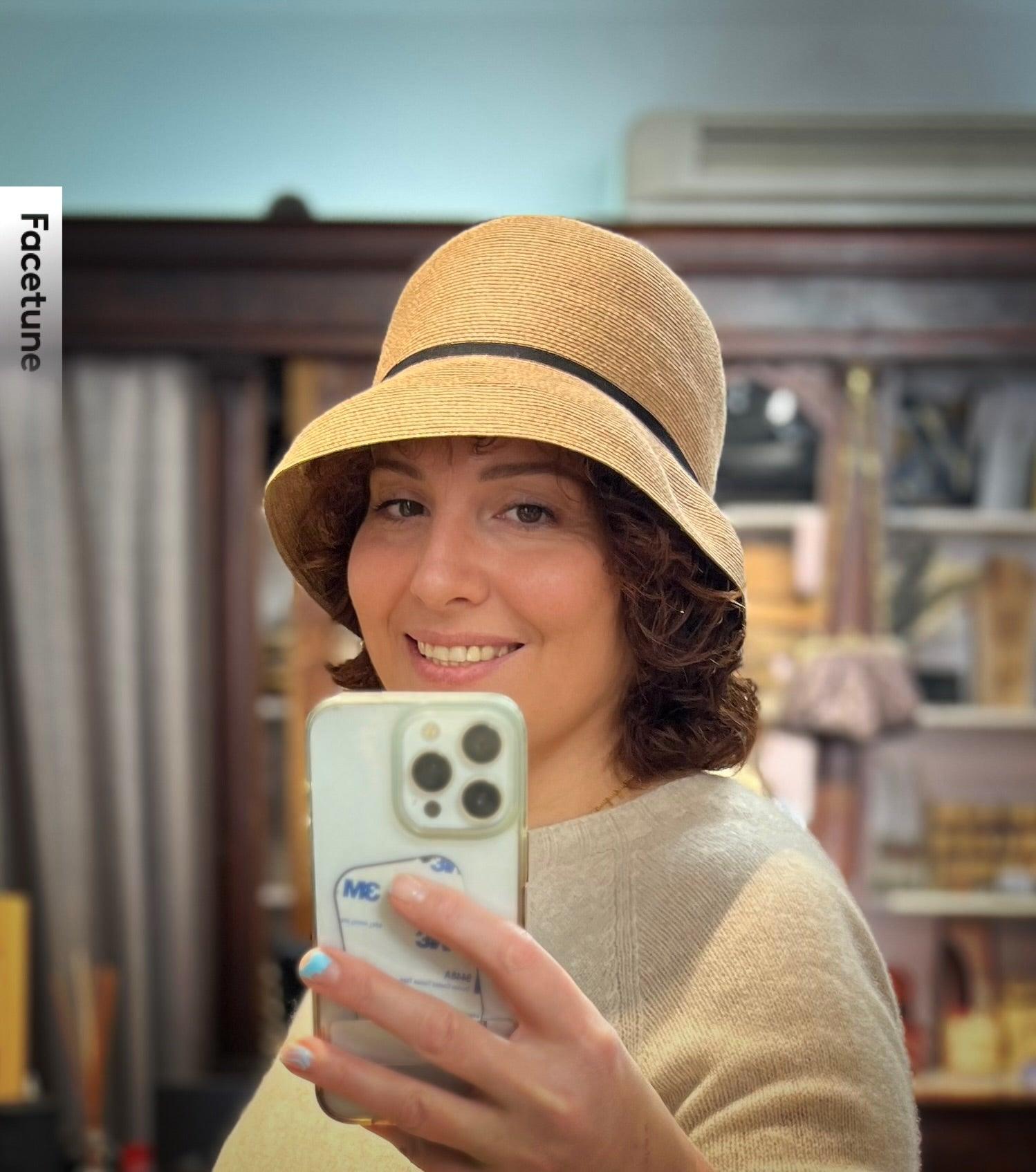 Cappello Estivo Cloche Donna Mature Ha Boxed Hat - Cappelleria Bacca