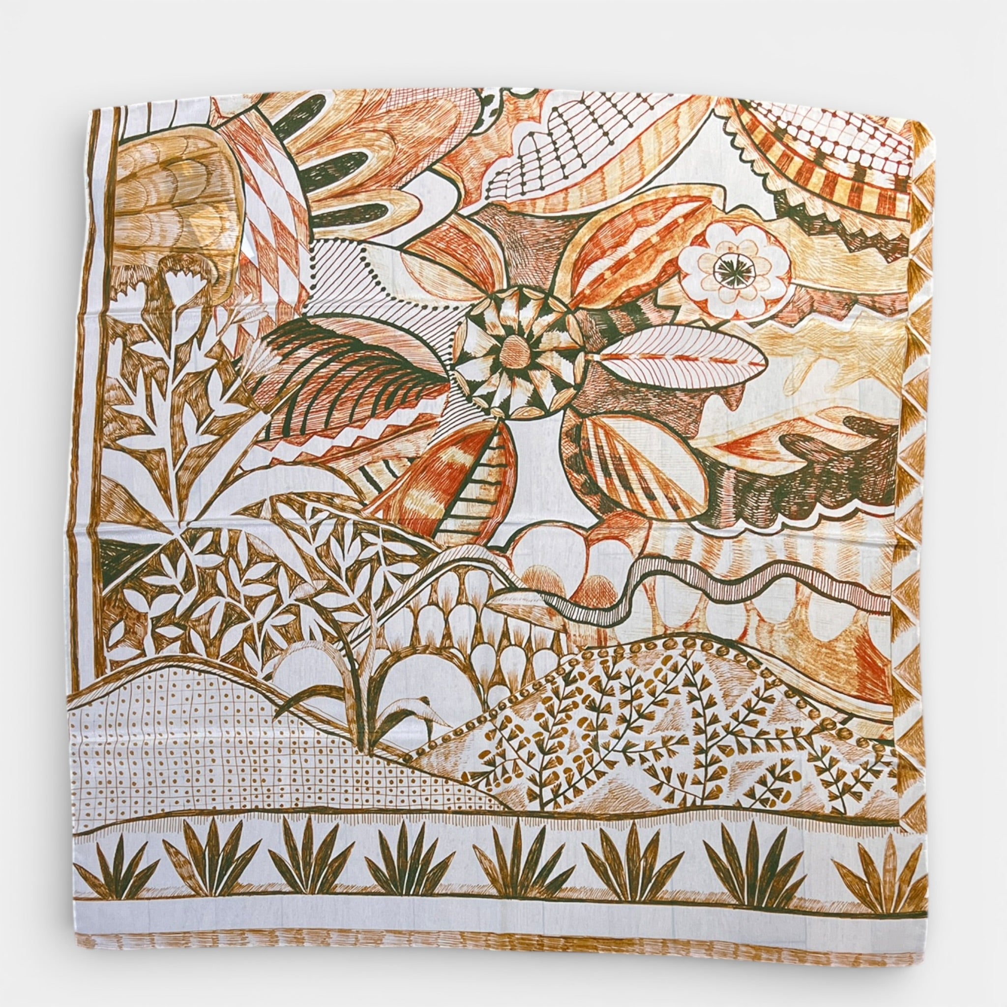 Foulard 70x70 In Pura Seta Crepe Barbieri - Cappelleria Bacca