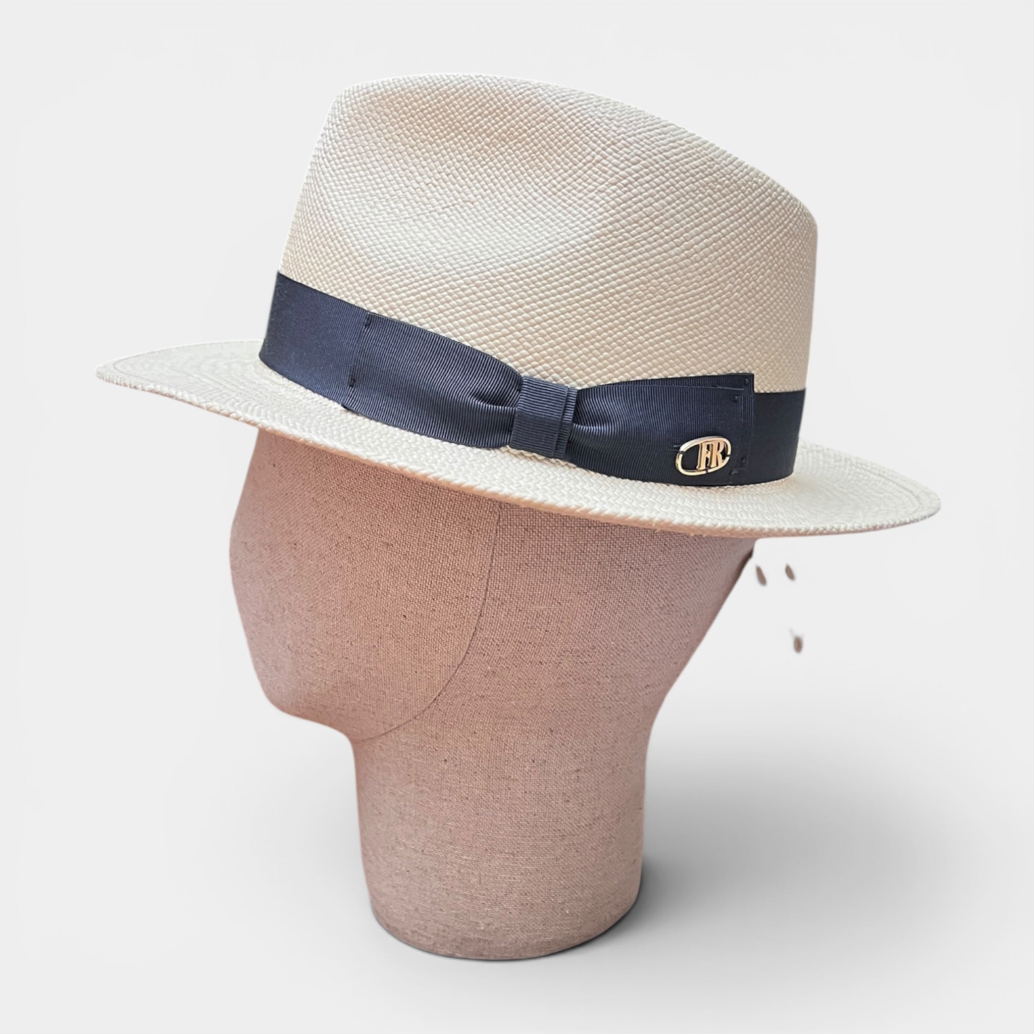 Cappello Fedora Panama Fine Originale Ecuadoriano, Ala 5,5 cm
